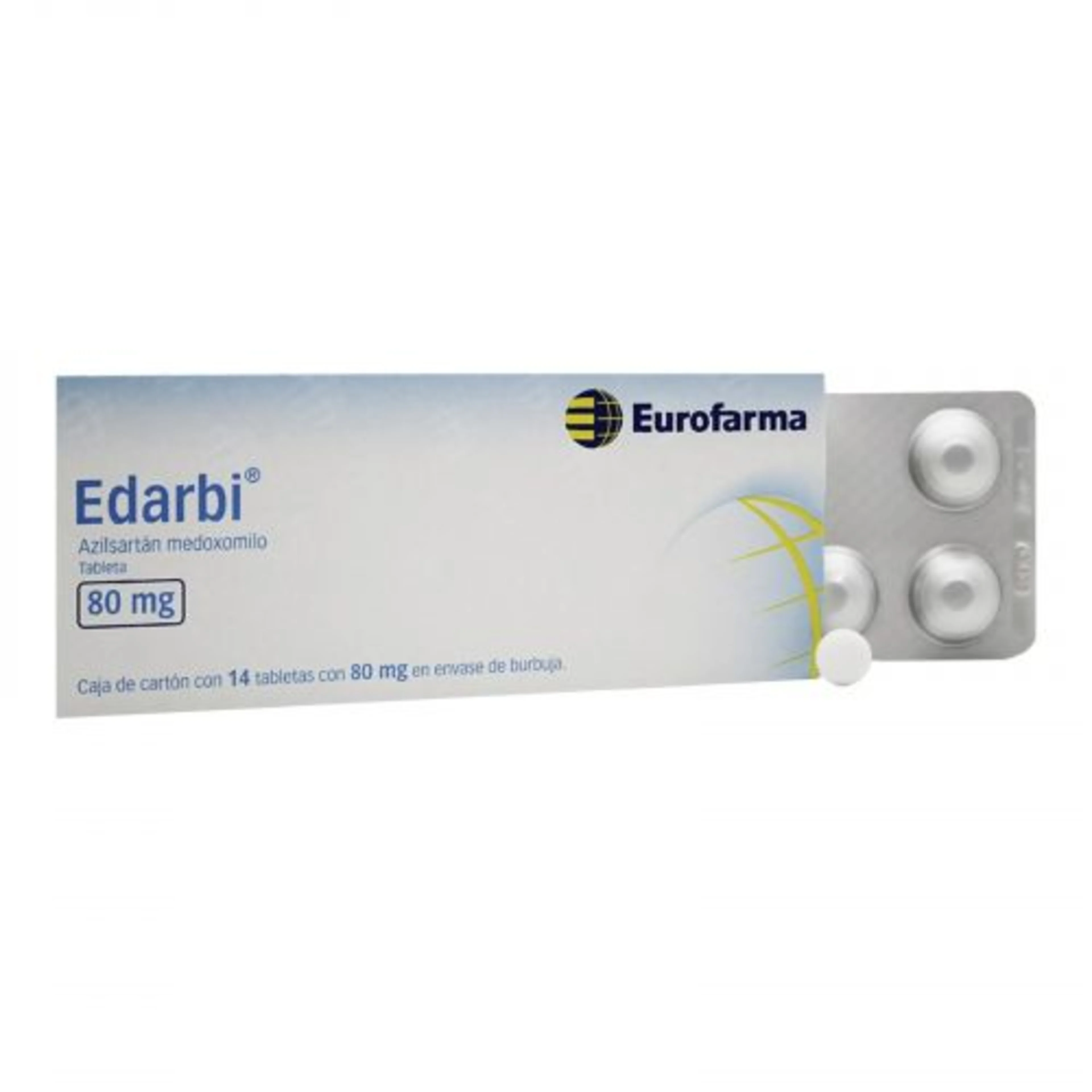 Edarbi 80 Mg Con 14 Tabletas