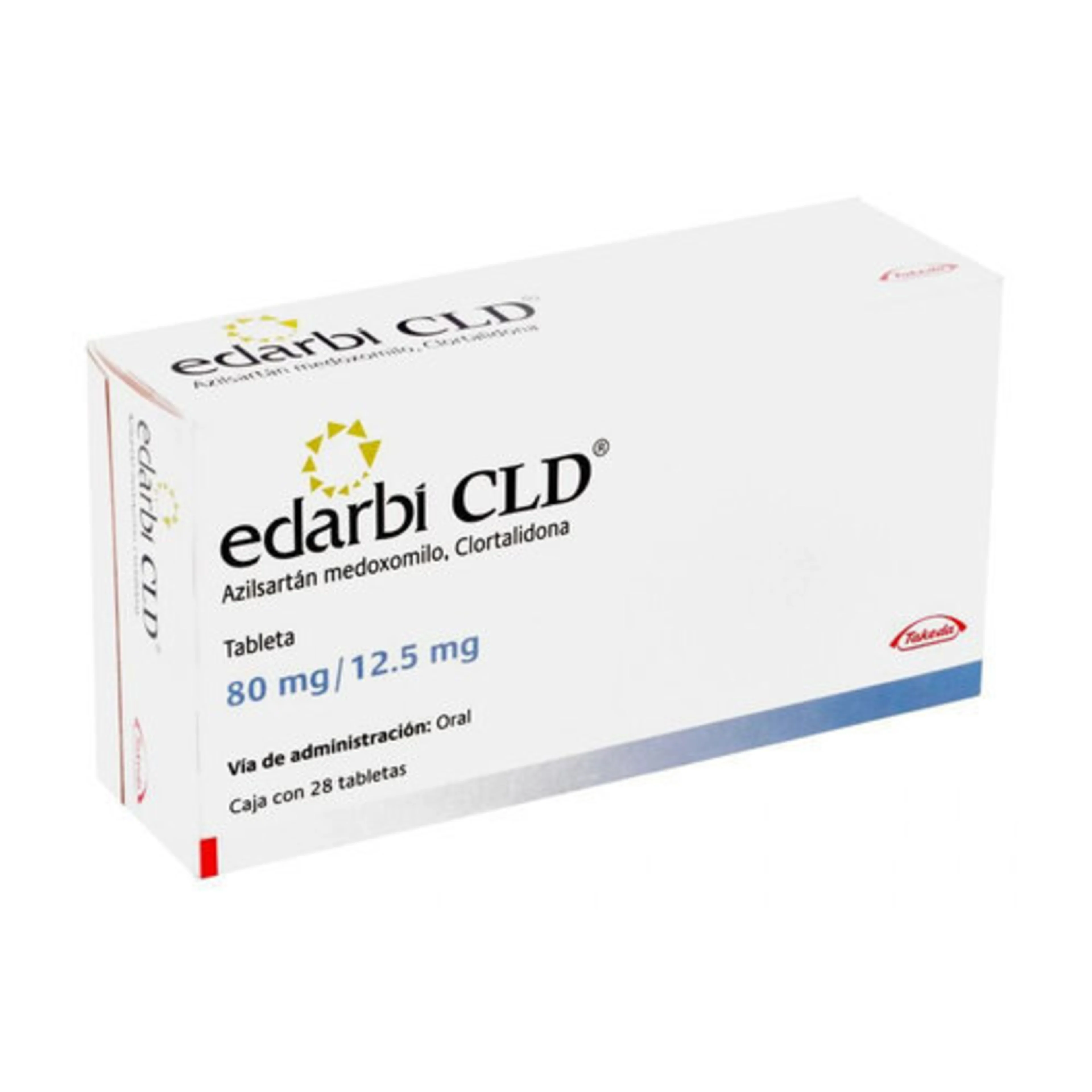 Edarbi Cld Azilsartán Clortalidona 80 / 12.5 Mg Con 28 Tabletas