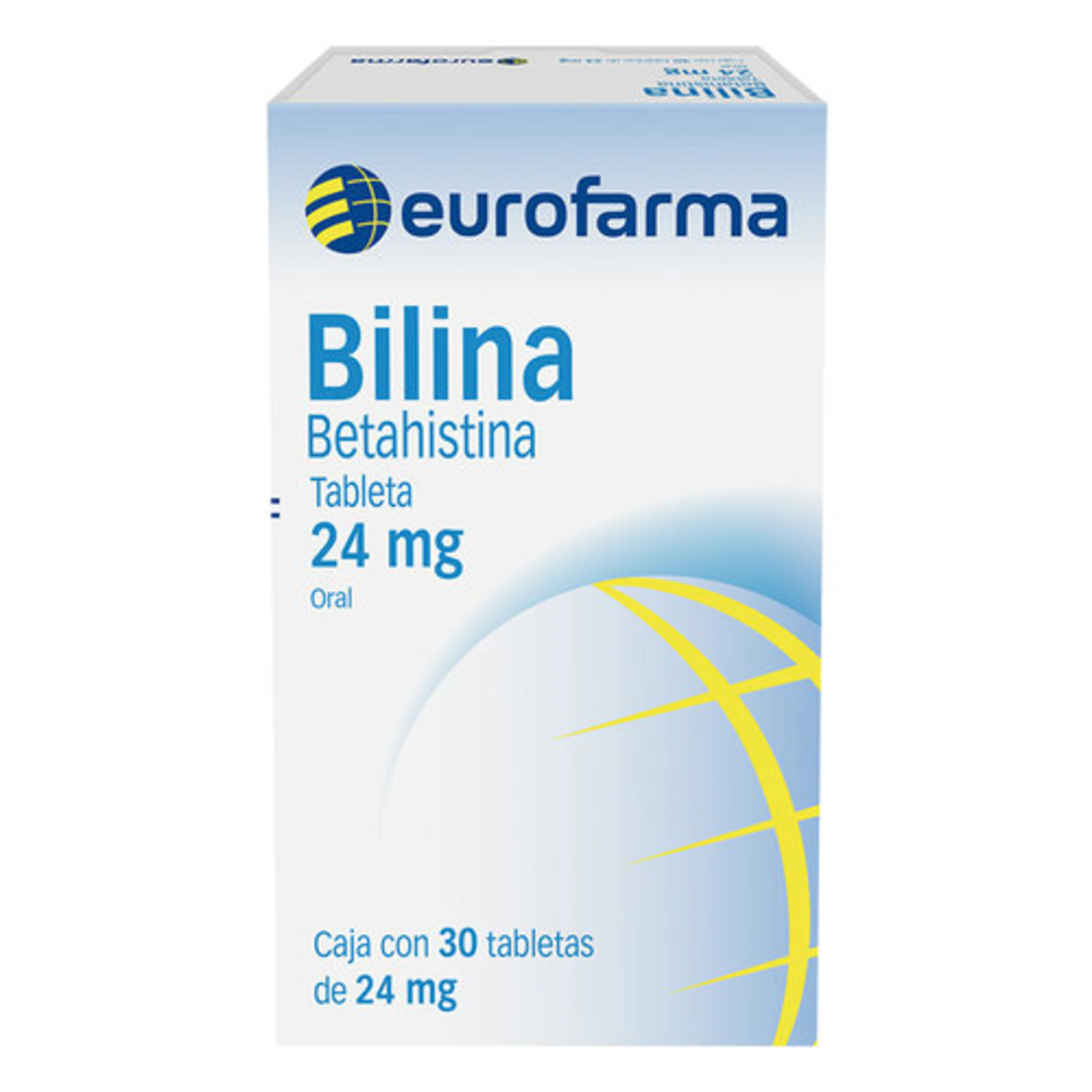 Bilina 24 Mg Con 30 Comprimidos