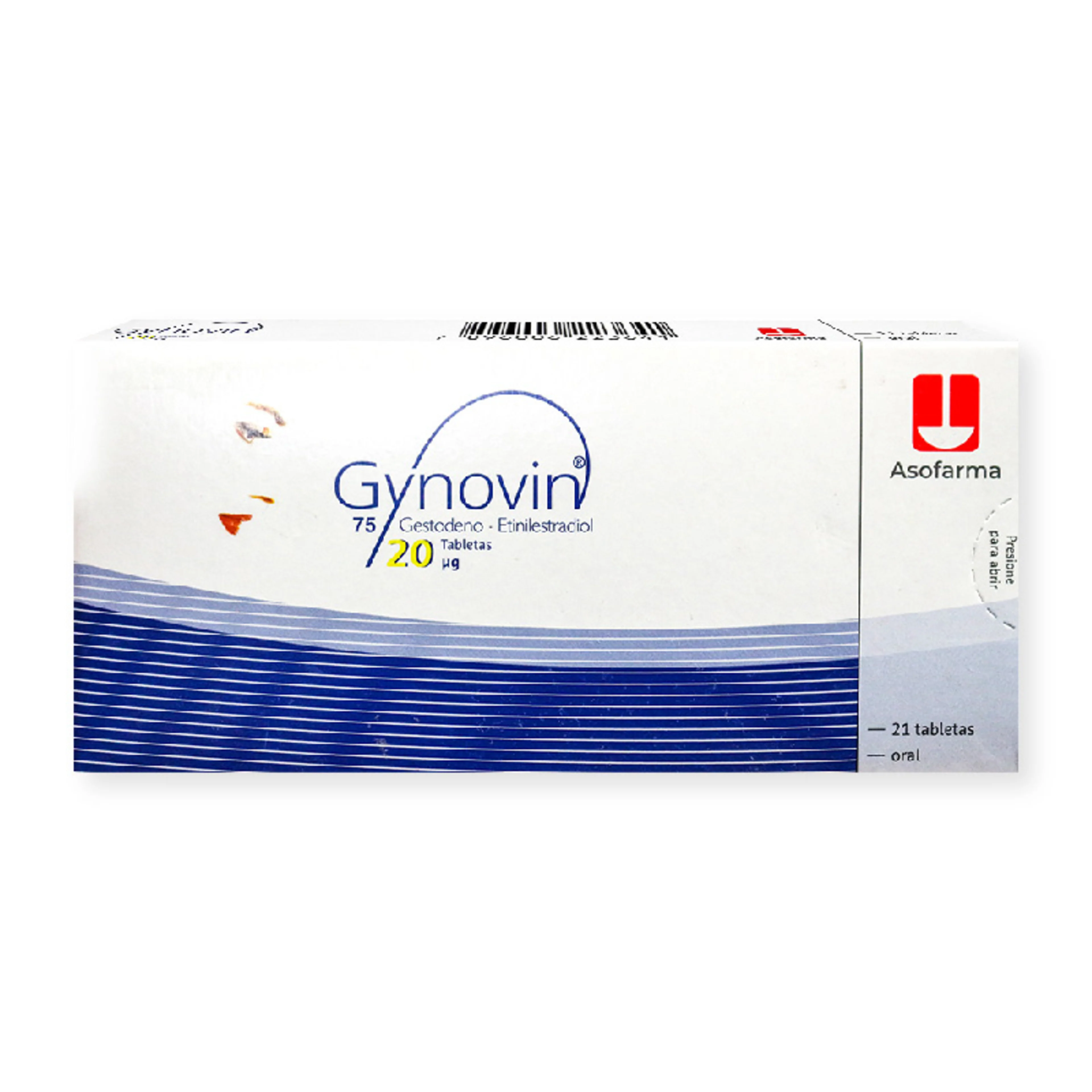Gynovin 75/20 Mcg Con 21 Tabletas
