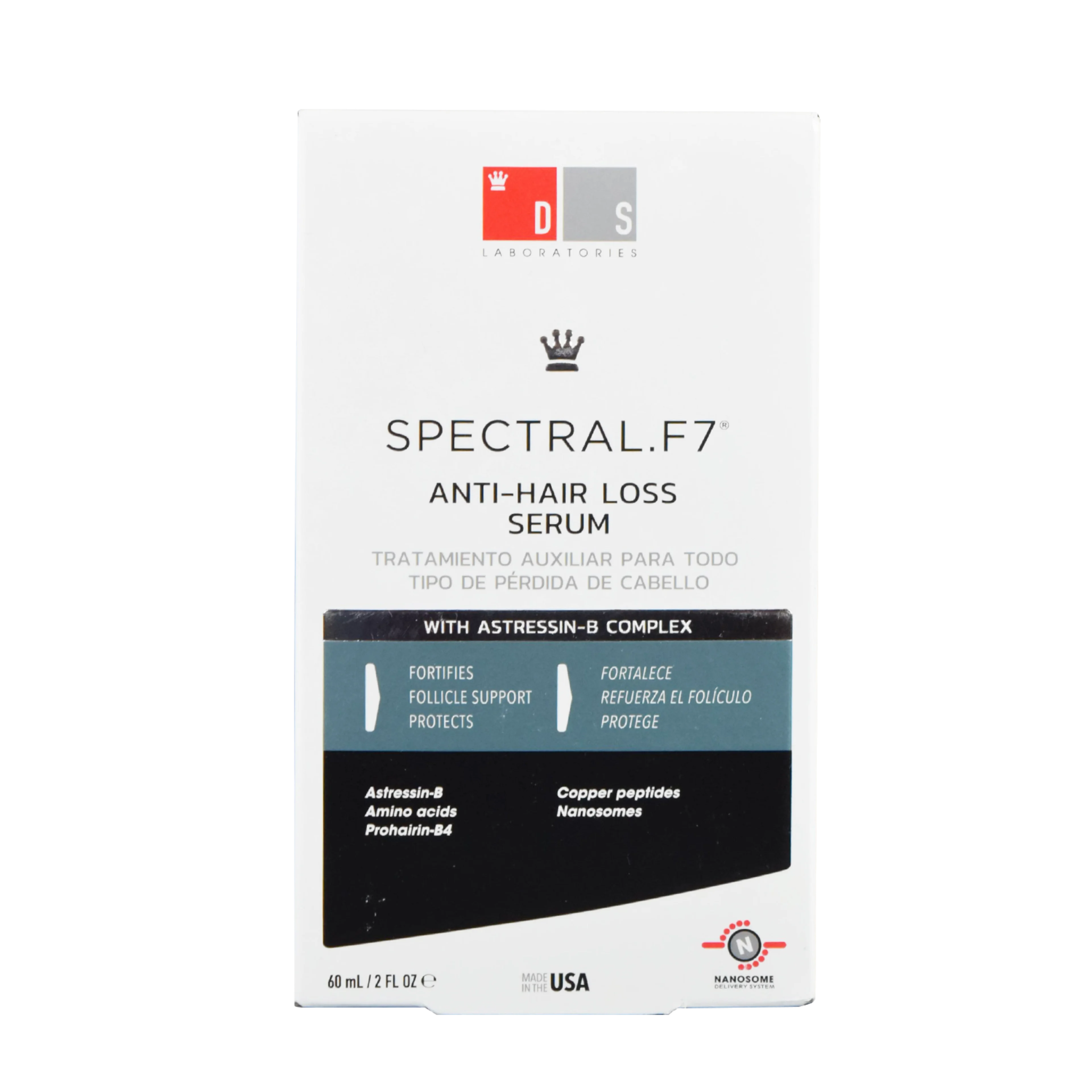 Ds Spectral F7  Loción Anticaída Con 60 Ml