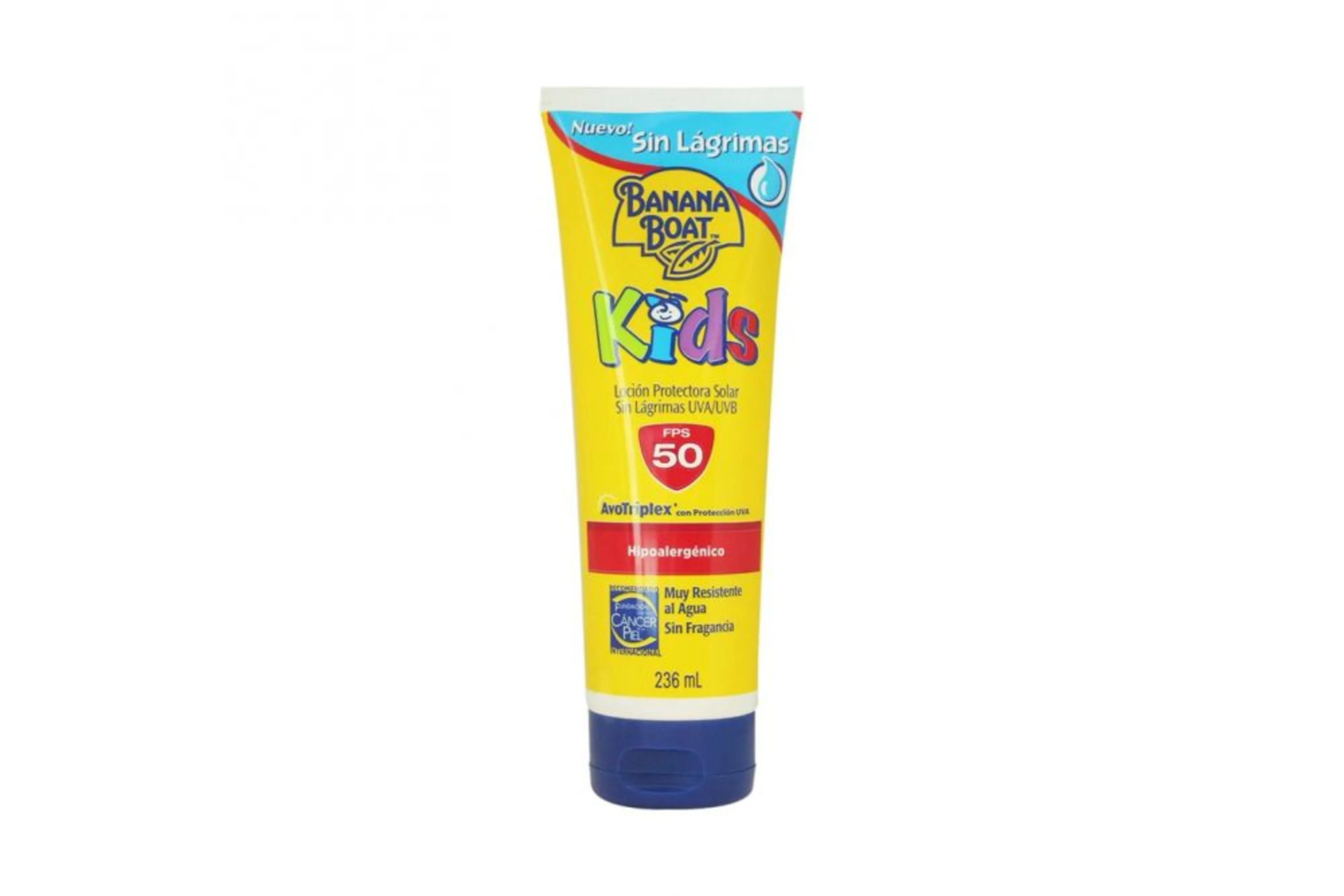 Protector solar banana boat kids en loción fps 50 236 ml.