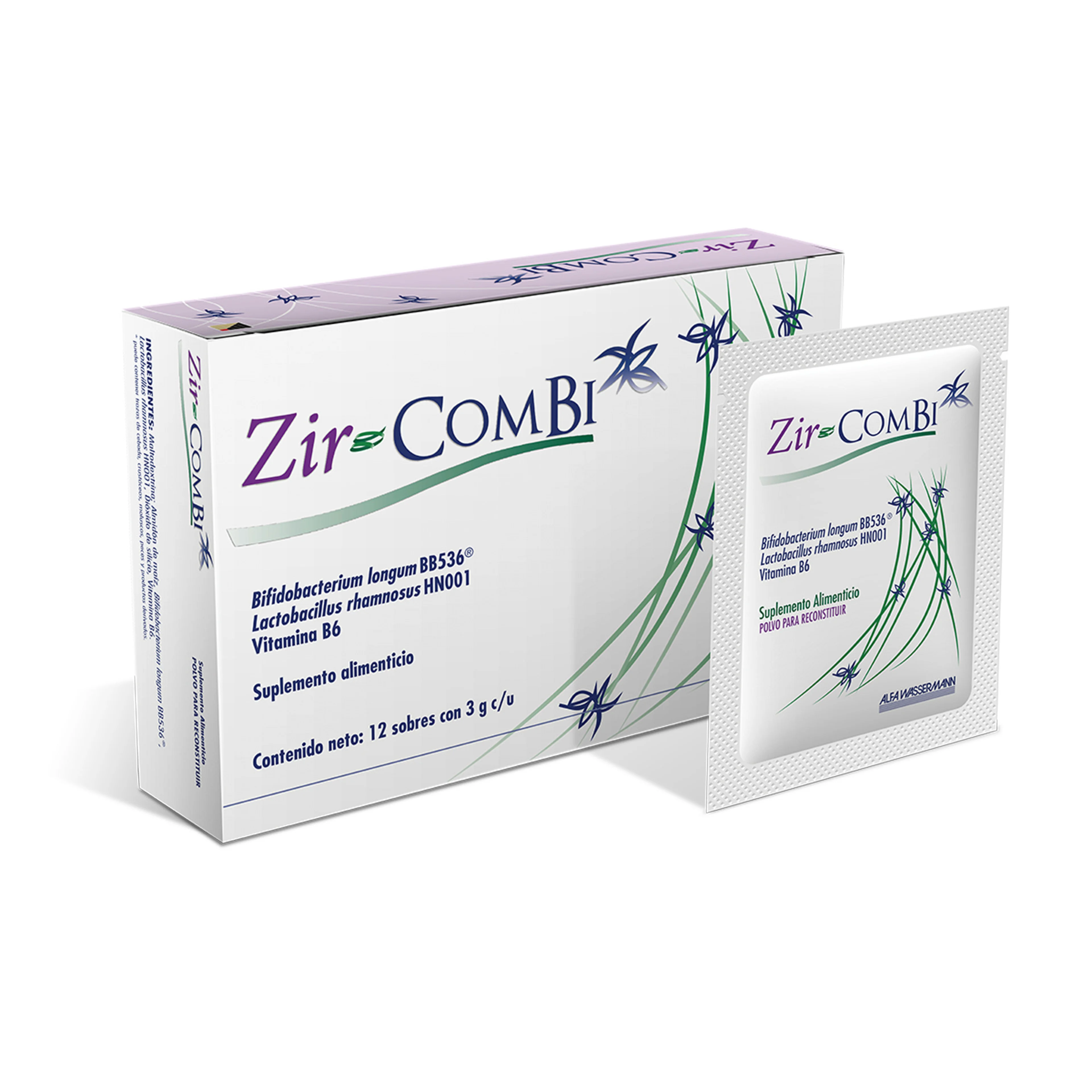 Zir combi 12 sobres con 3 g con u