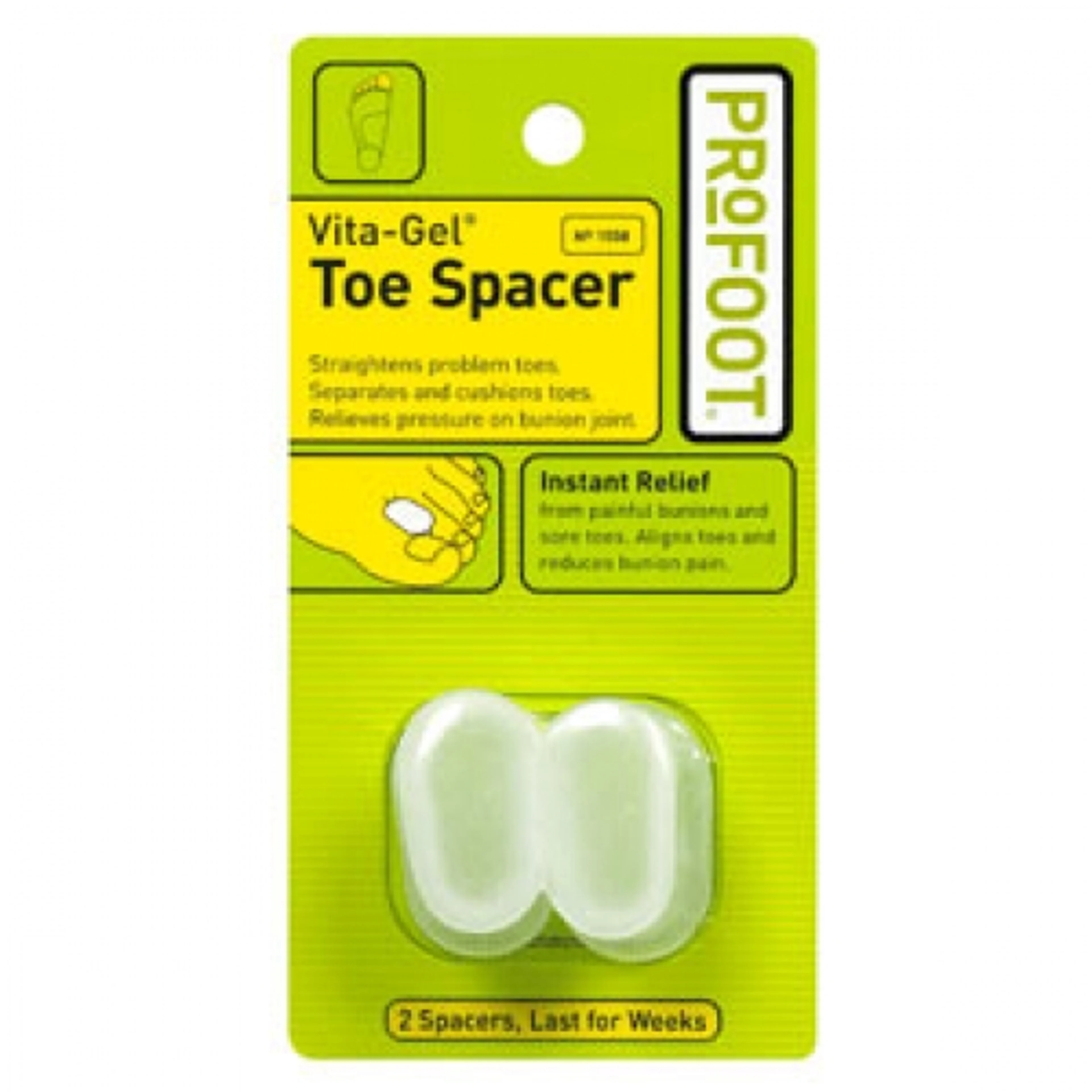 Profoot Espaciador De Dedos 3 Piezas Blíster
