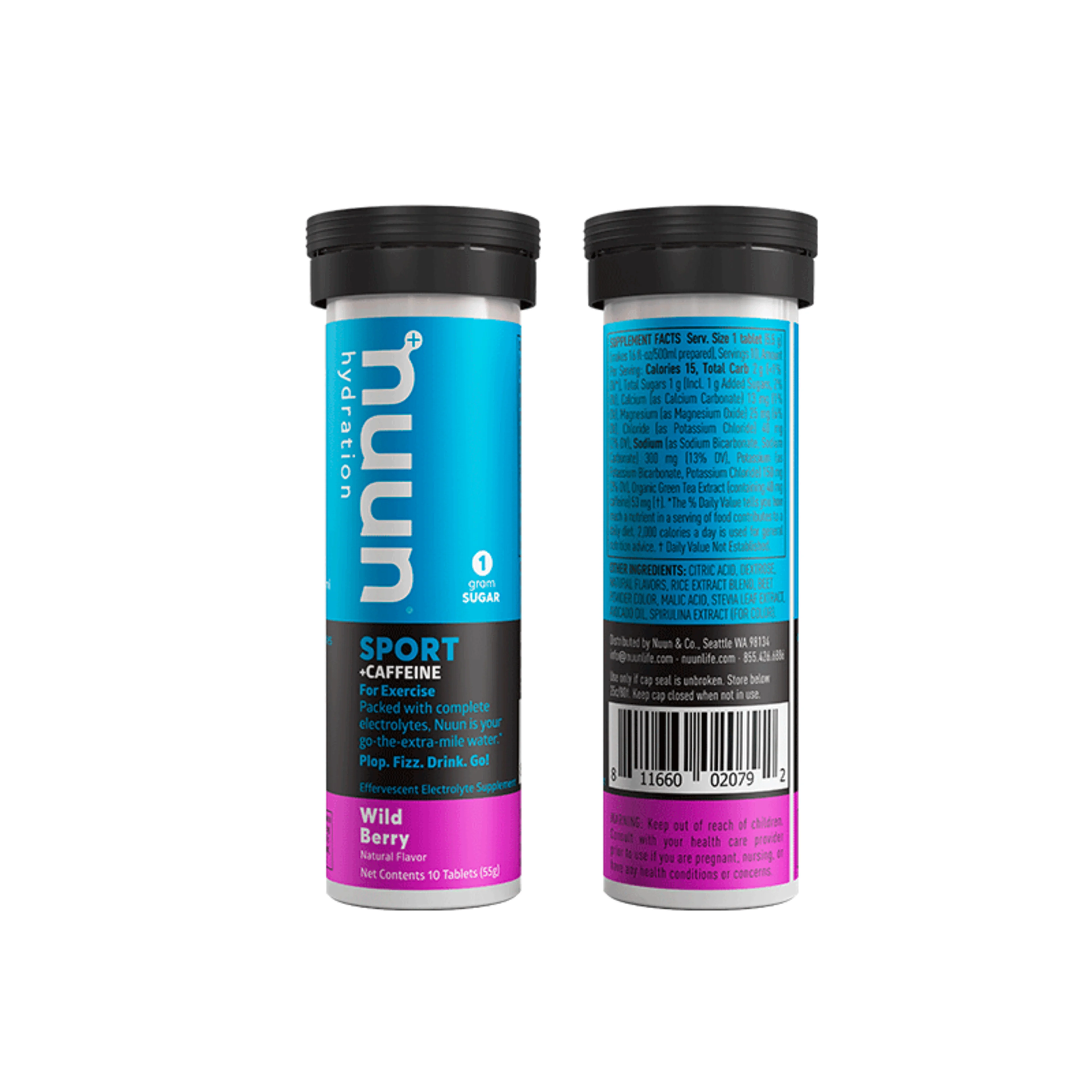Nuun energy wild berry 10 tabletas 54g