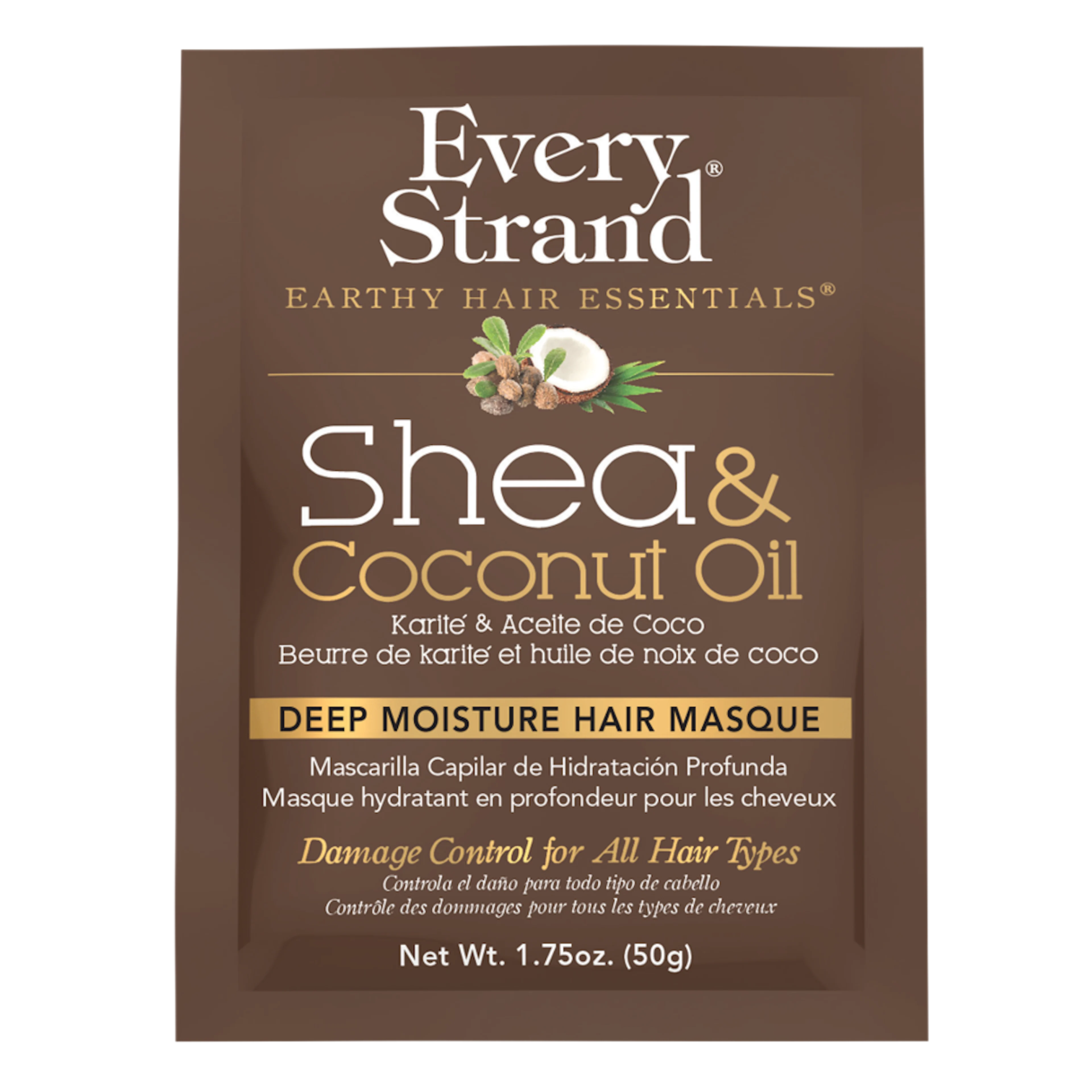 Tratamientoevery strand shea and coconut oil 50g