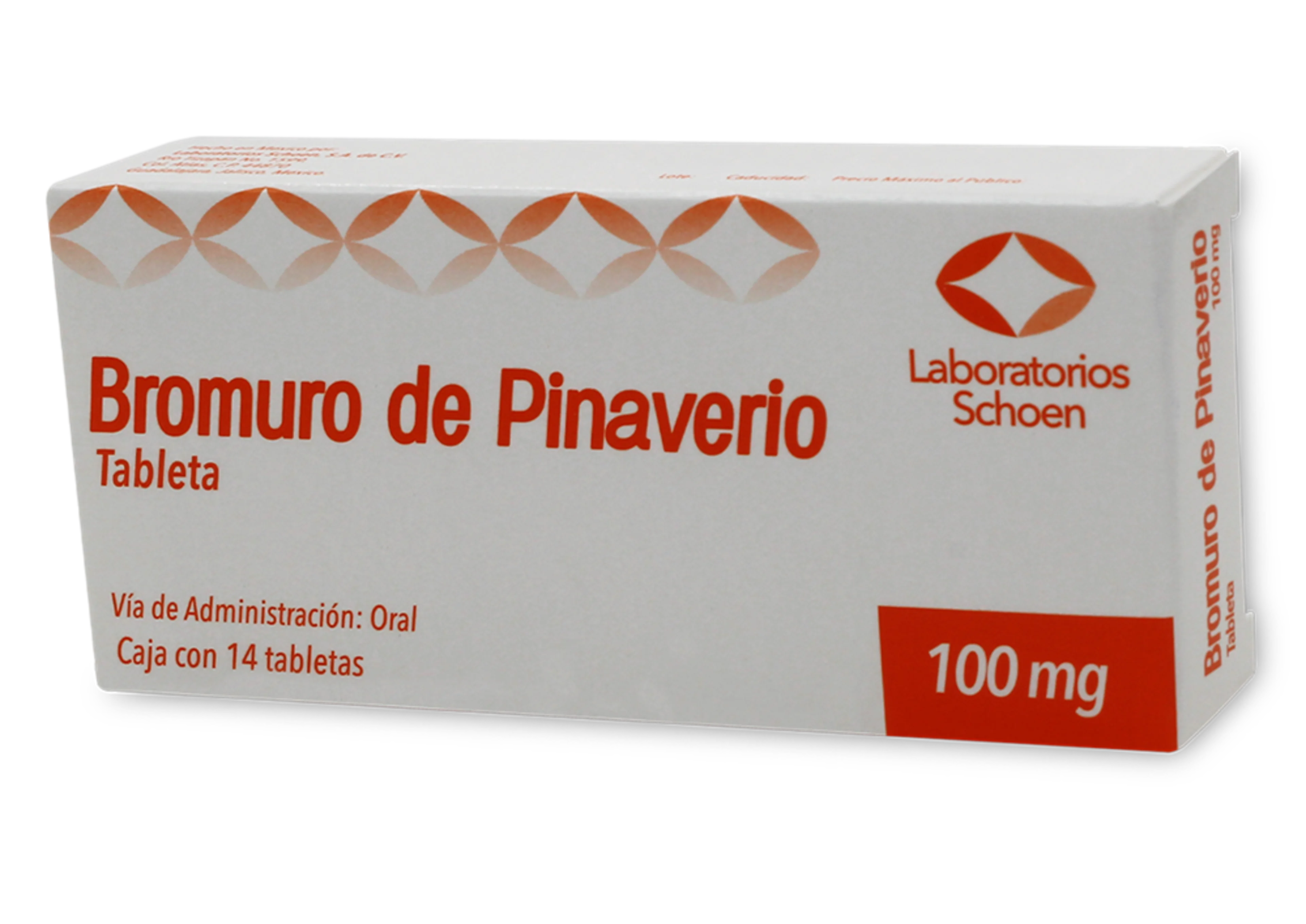Bromuro De Pinaverio 100 Mg Con 14 Tabletas (Schoen)