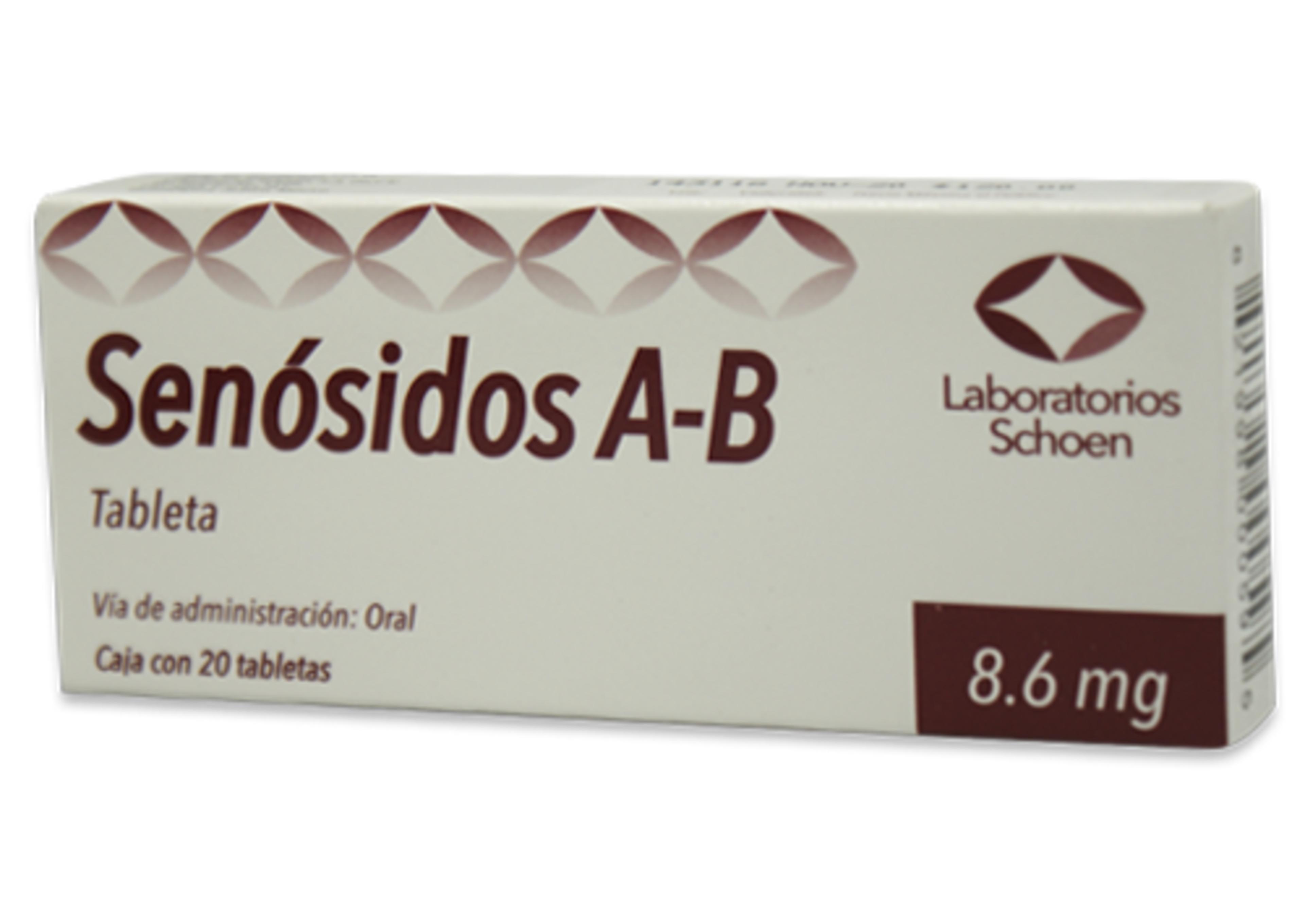 Senosidos A-B 8.6 Mg Con 20 Tabletas