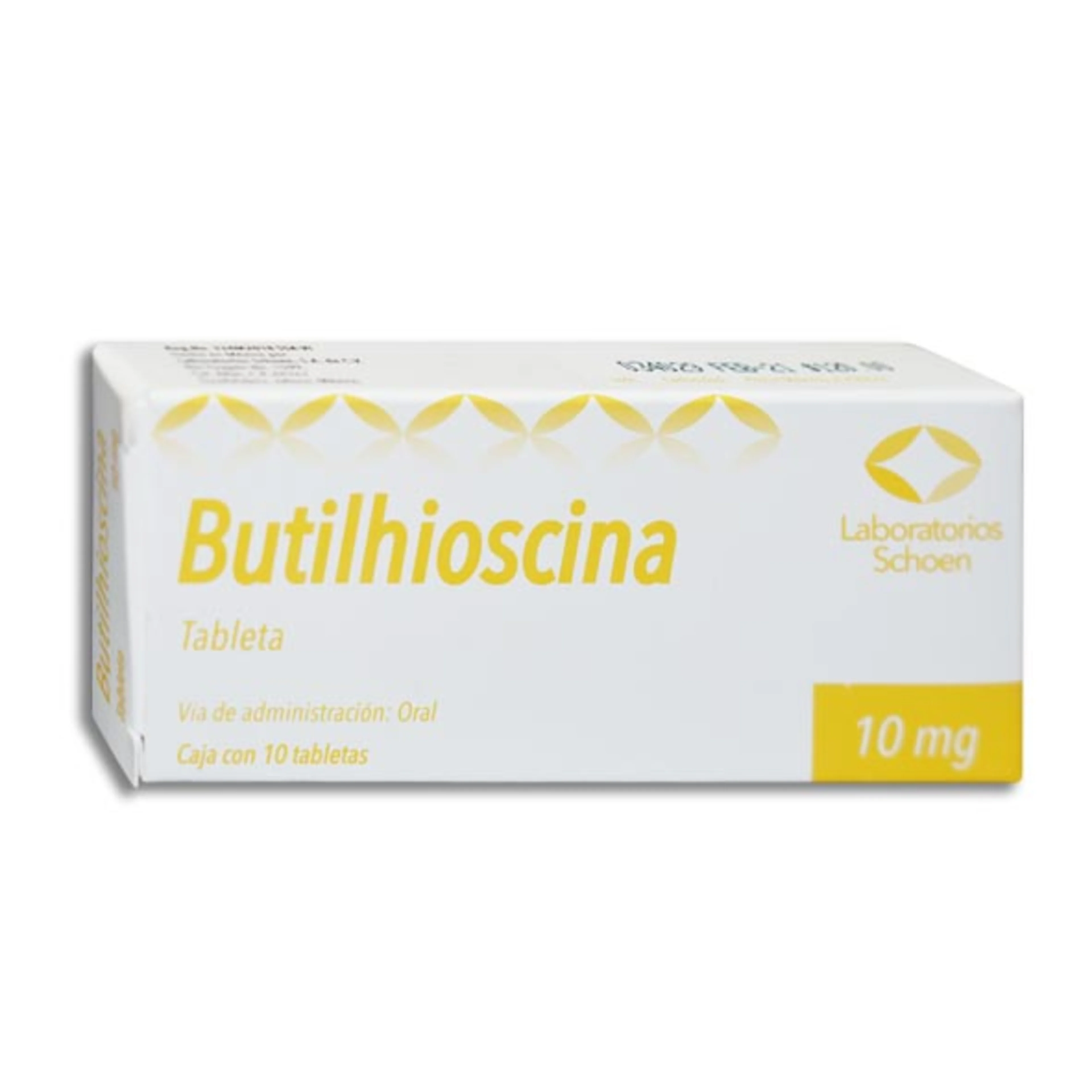 Butilhioscina 10 Mg Con 10 Tabletas (Shoen)