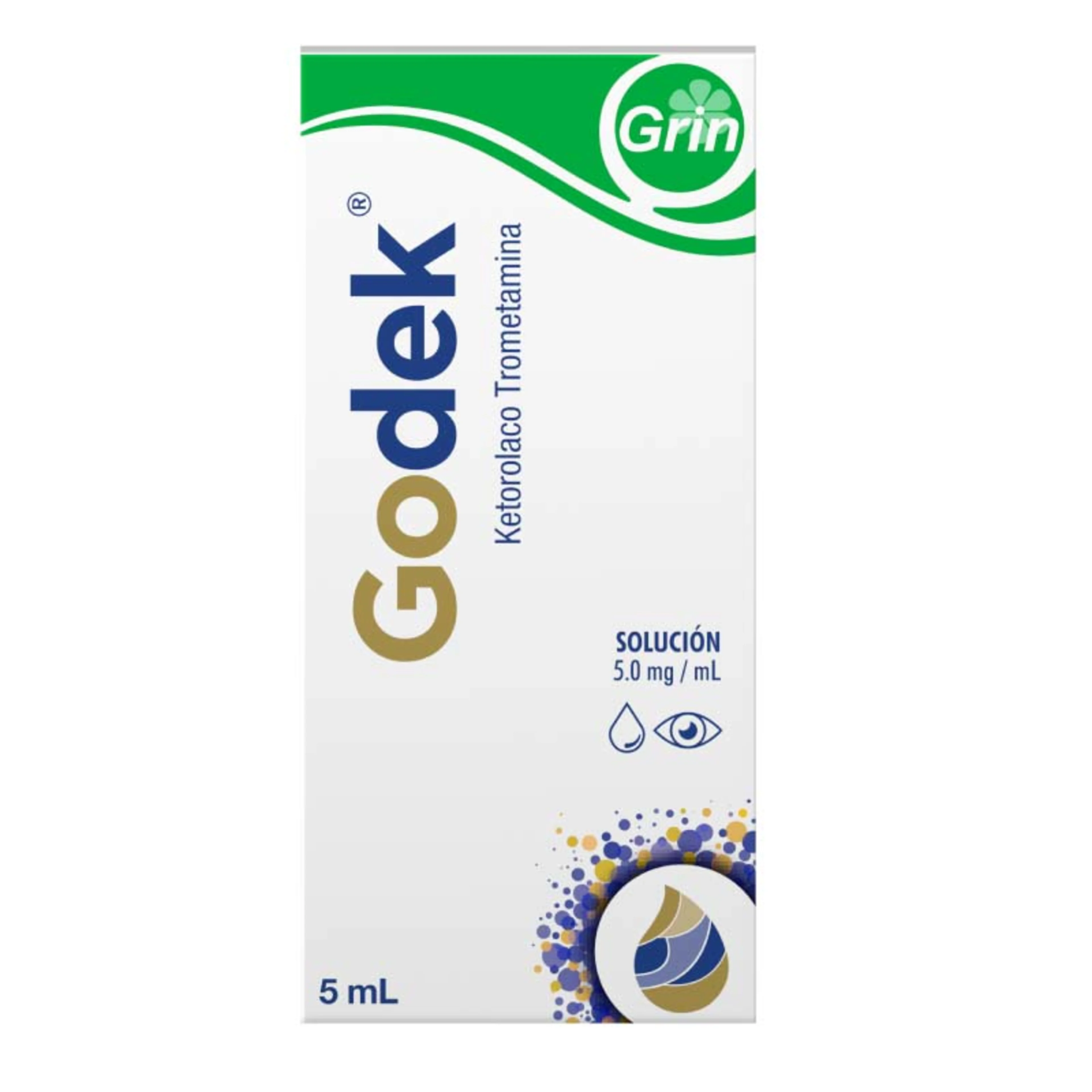 Godek 5 Mg Frasco Gotero Con 5 Ml De Solución