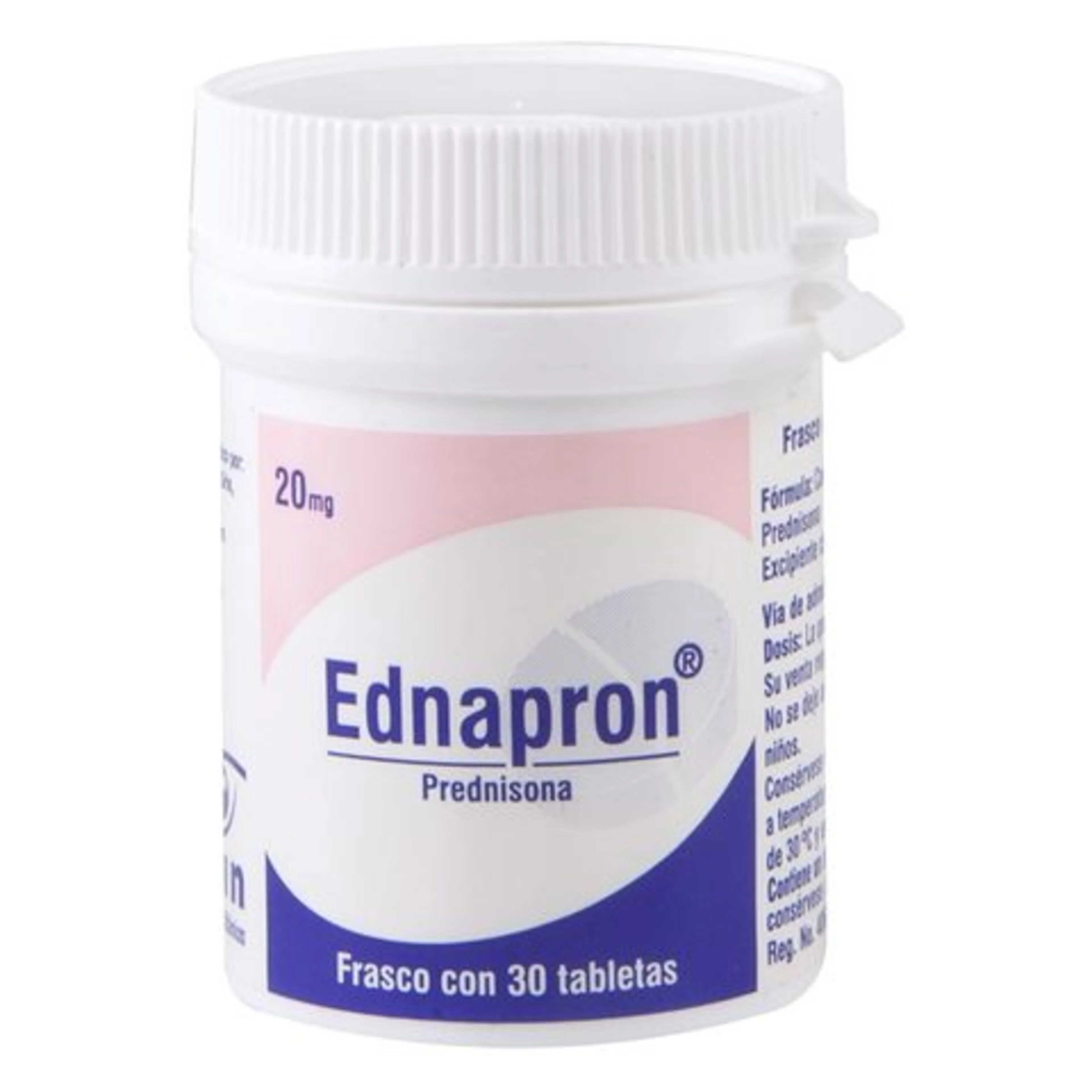 Ednapron 20 Mg Con 30 Tabletas