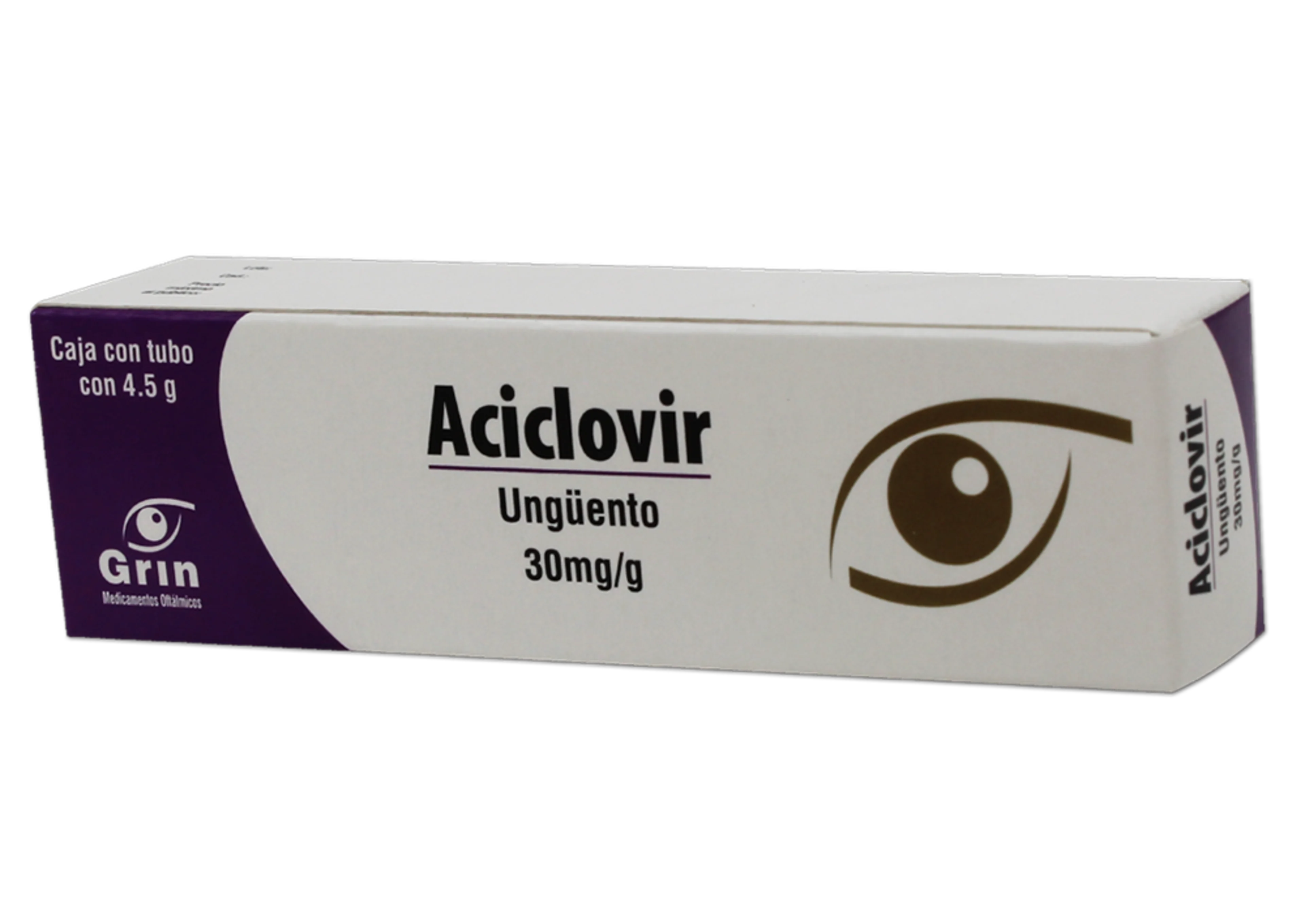 Aciclovir ungüento 1 solución oft 4.5 g