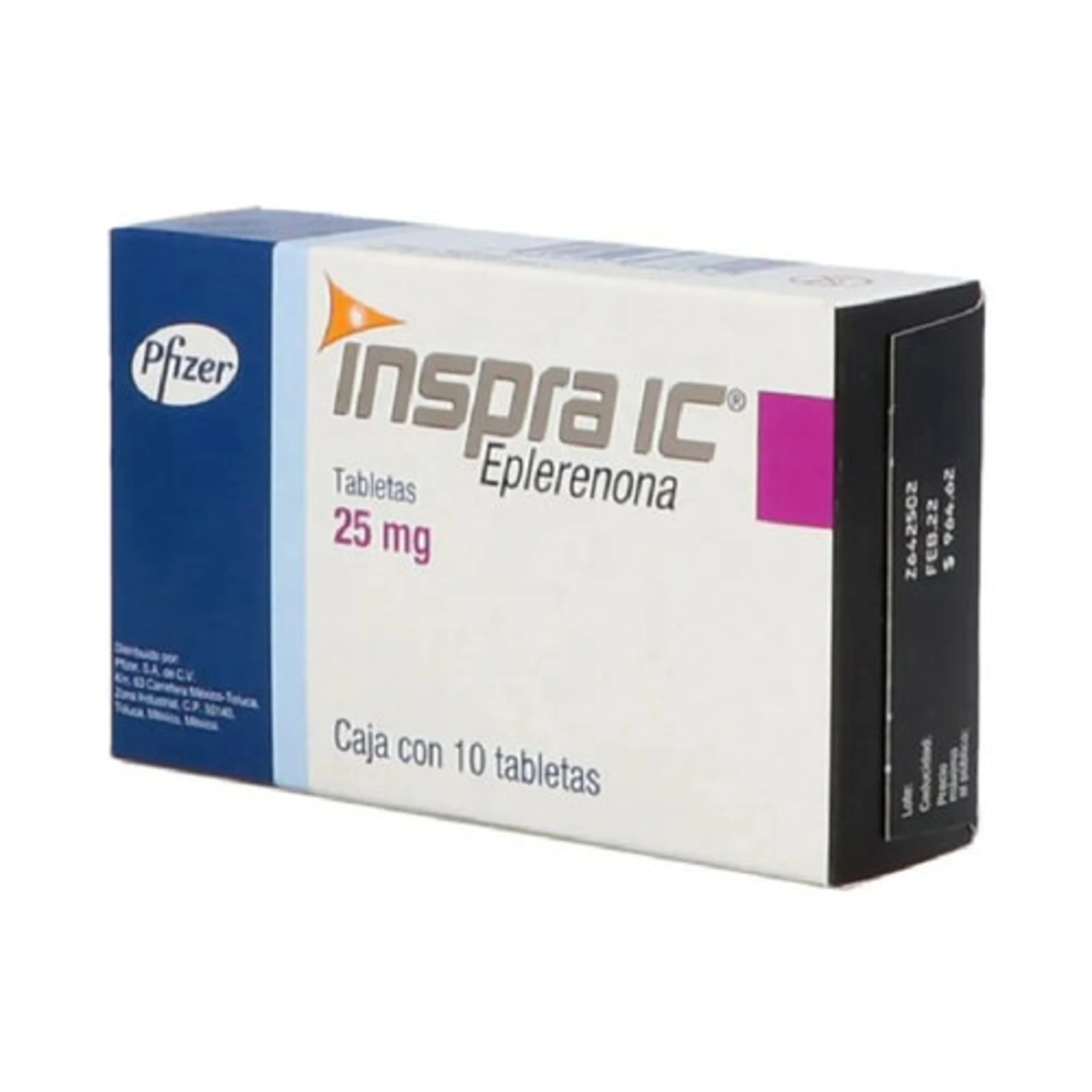 Inspra-Ic 25 Mg Con 10 Tabletas