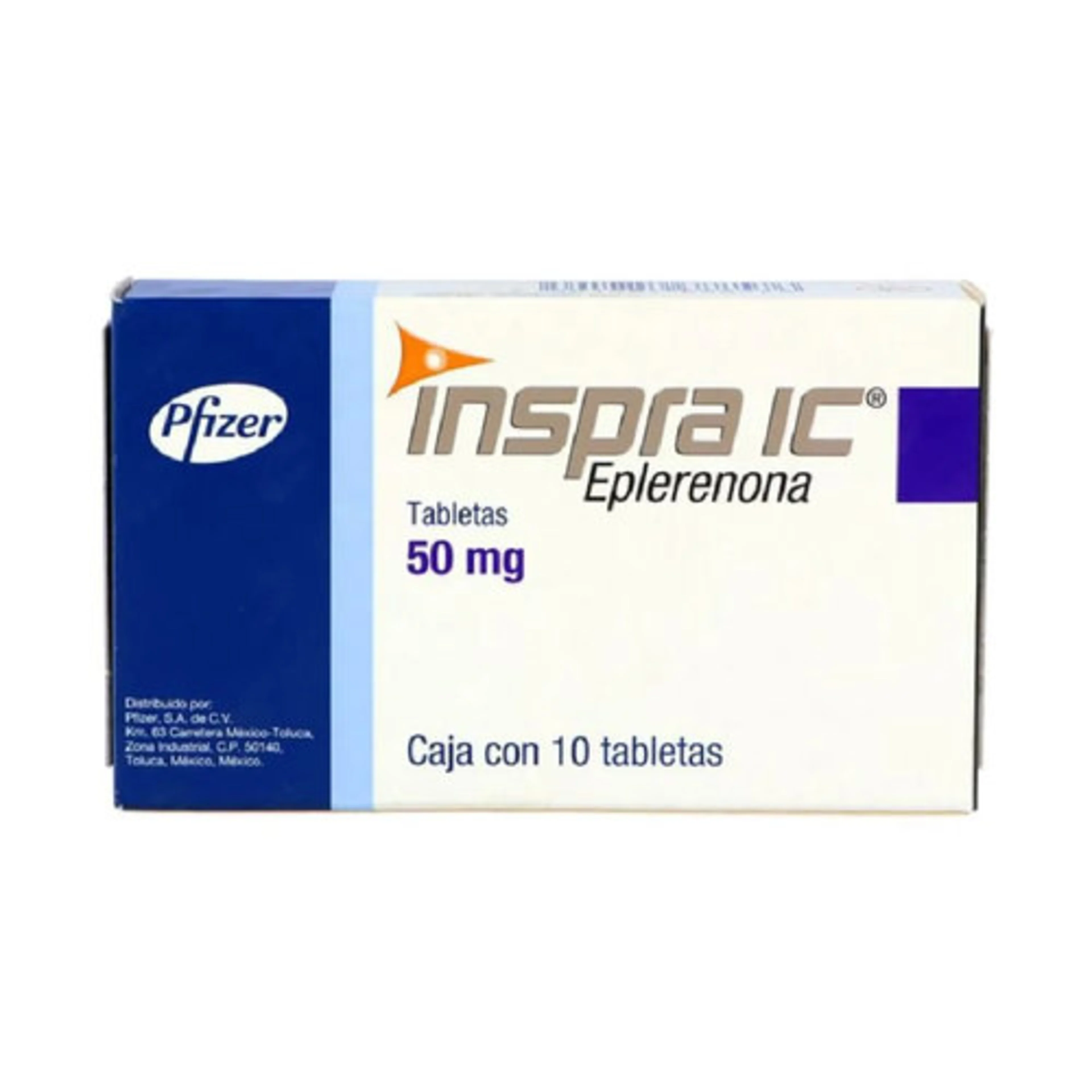 Inspra-Ic 50 Mg Con 10 Tabletas
