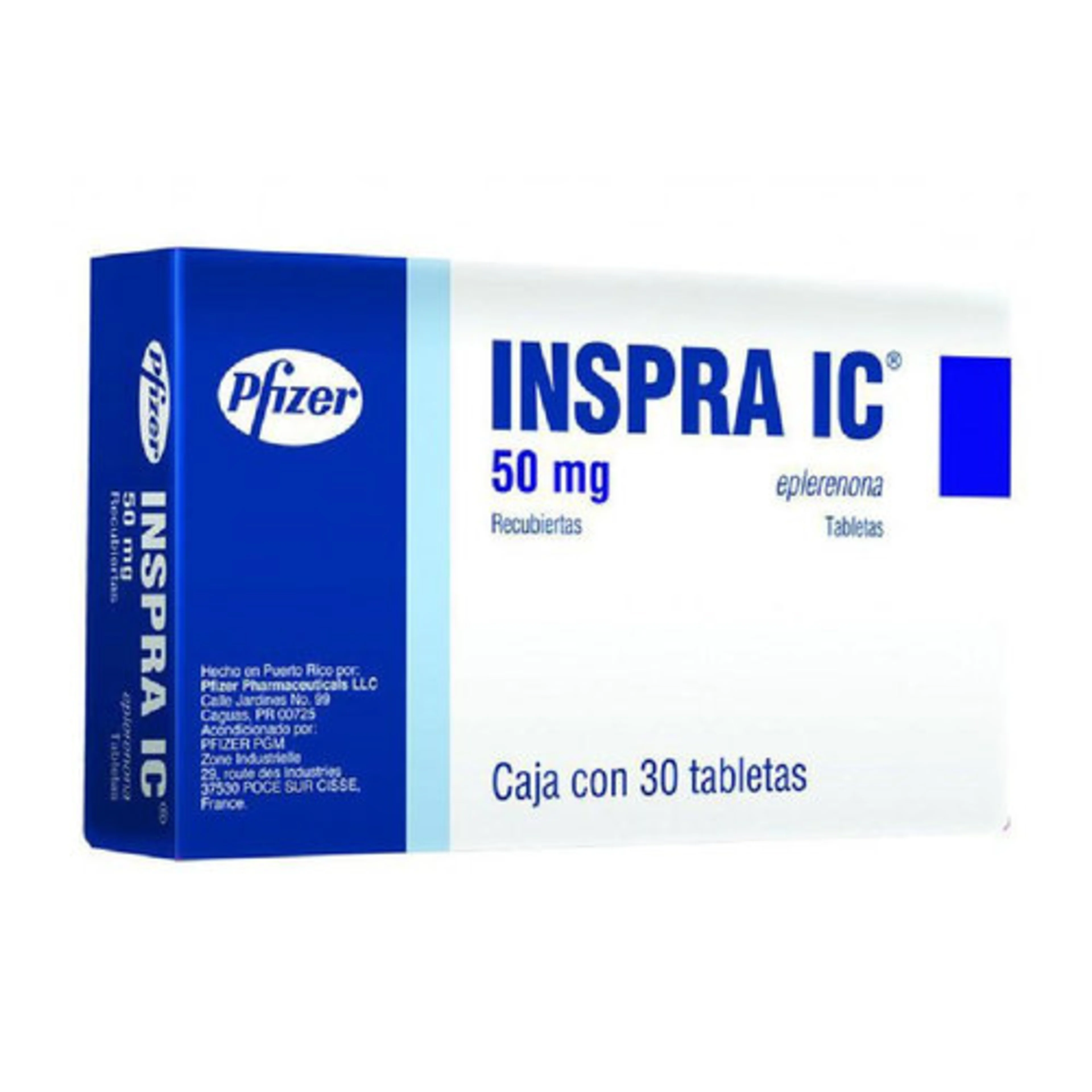Inspra-Ic 50 Mg Con 30 Tabletas