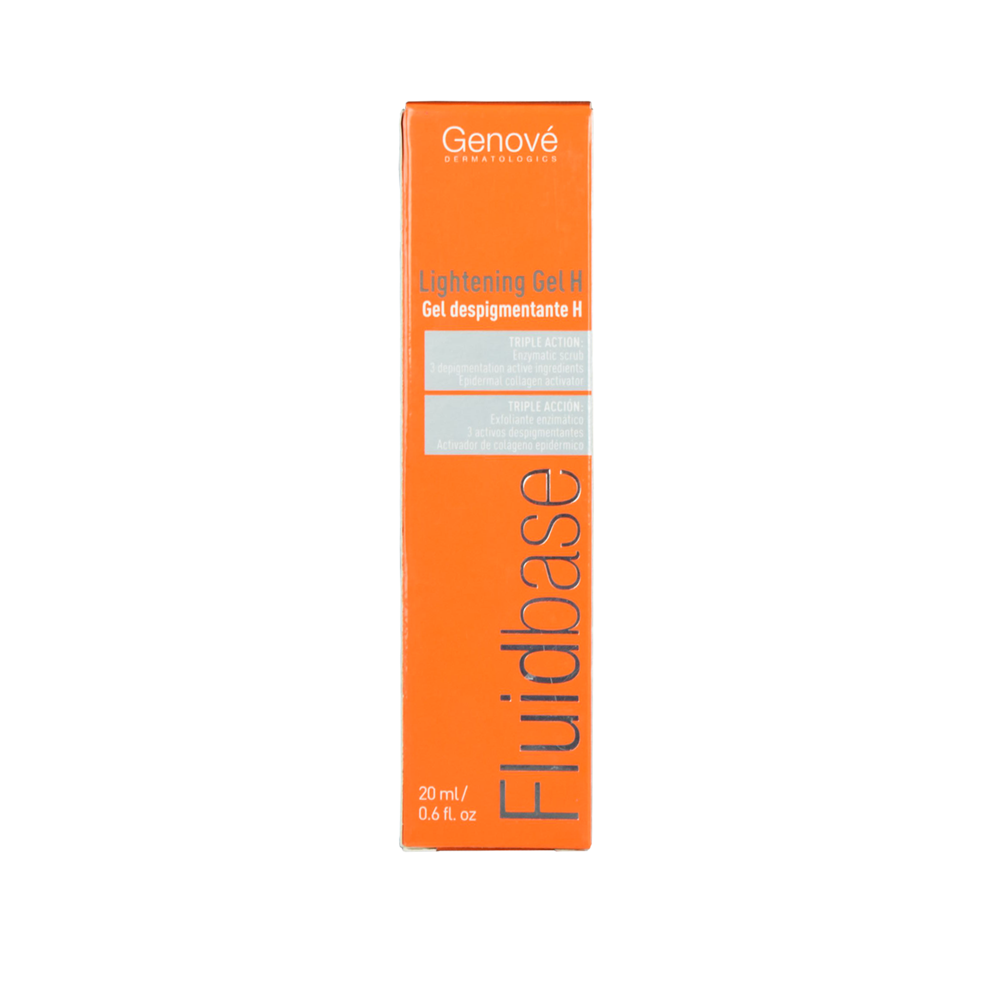 Genové Fluidbase Lightening Gel H Despigmentante Facial Con 20 Ml