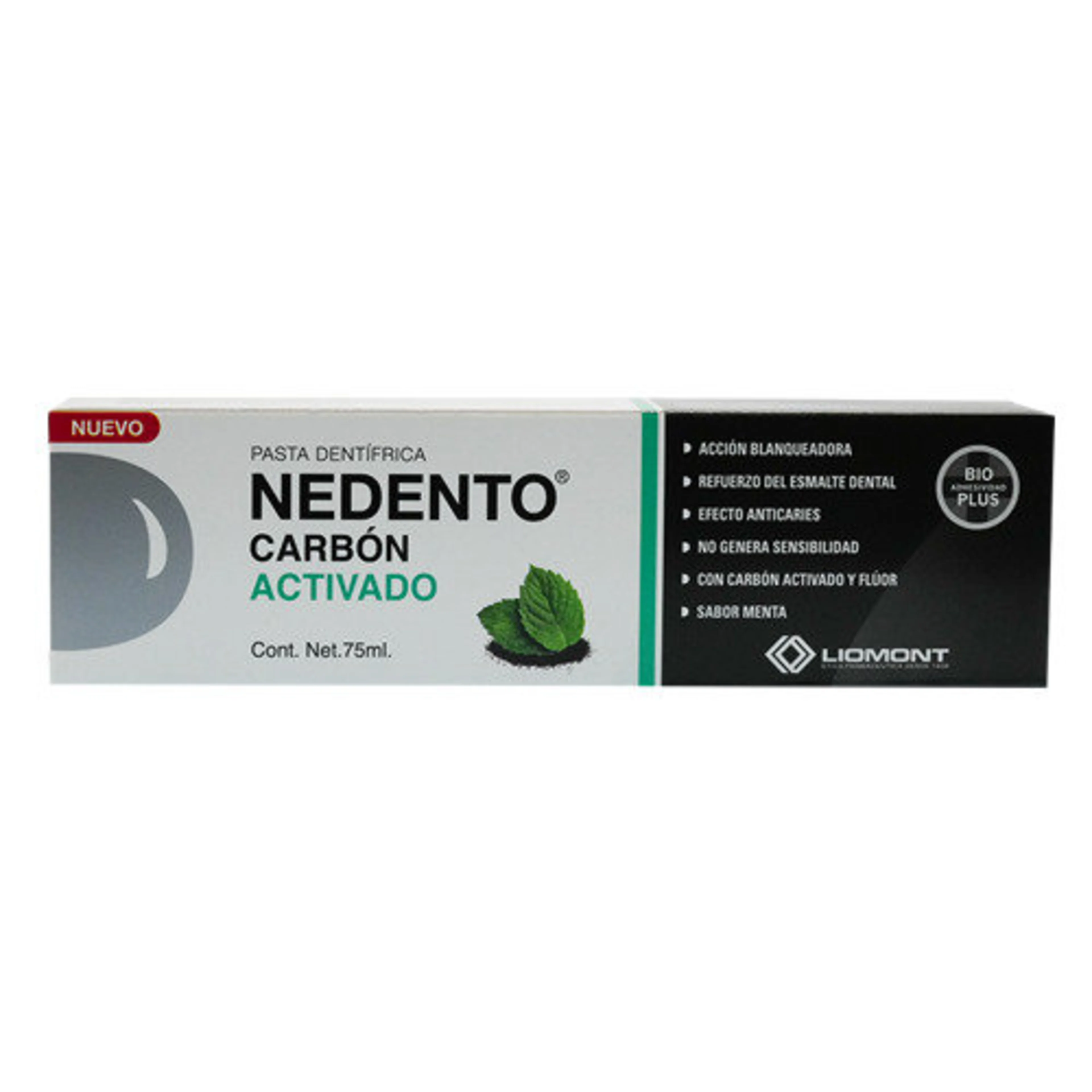 Nedento Carbón Activado Pasta Dentrífica 75 Ml