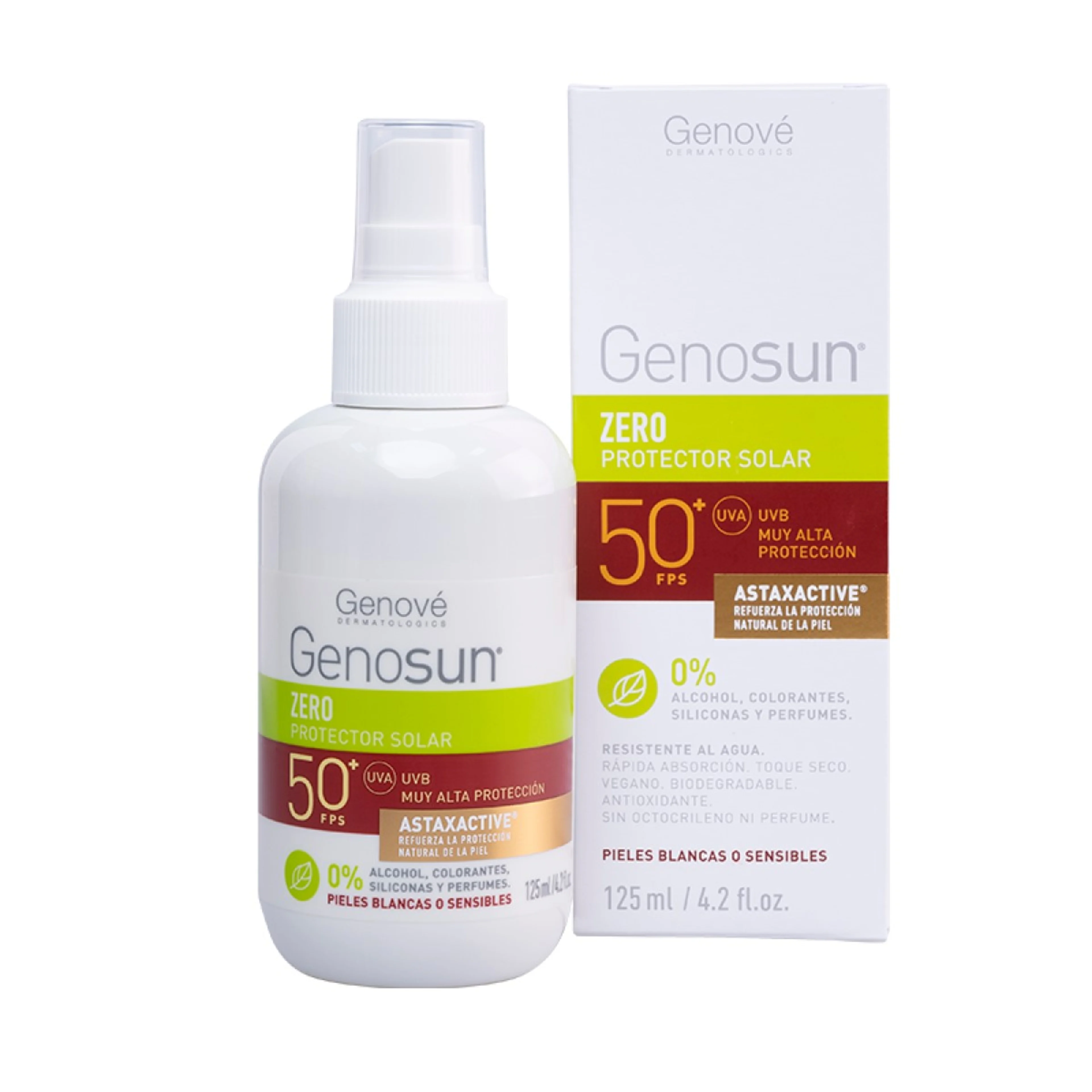Genové Genosun Zero Protector Solar Fps50 Con 125 Ml