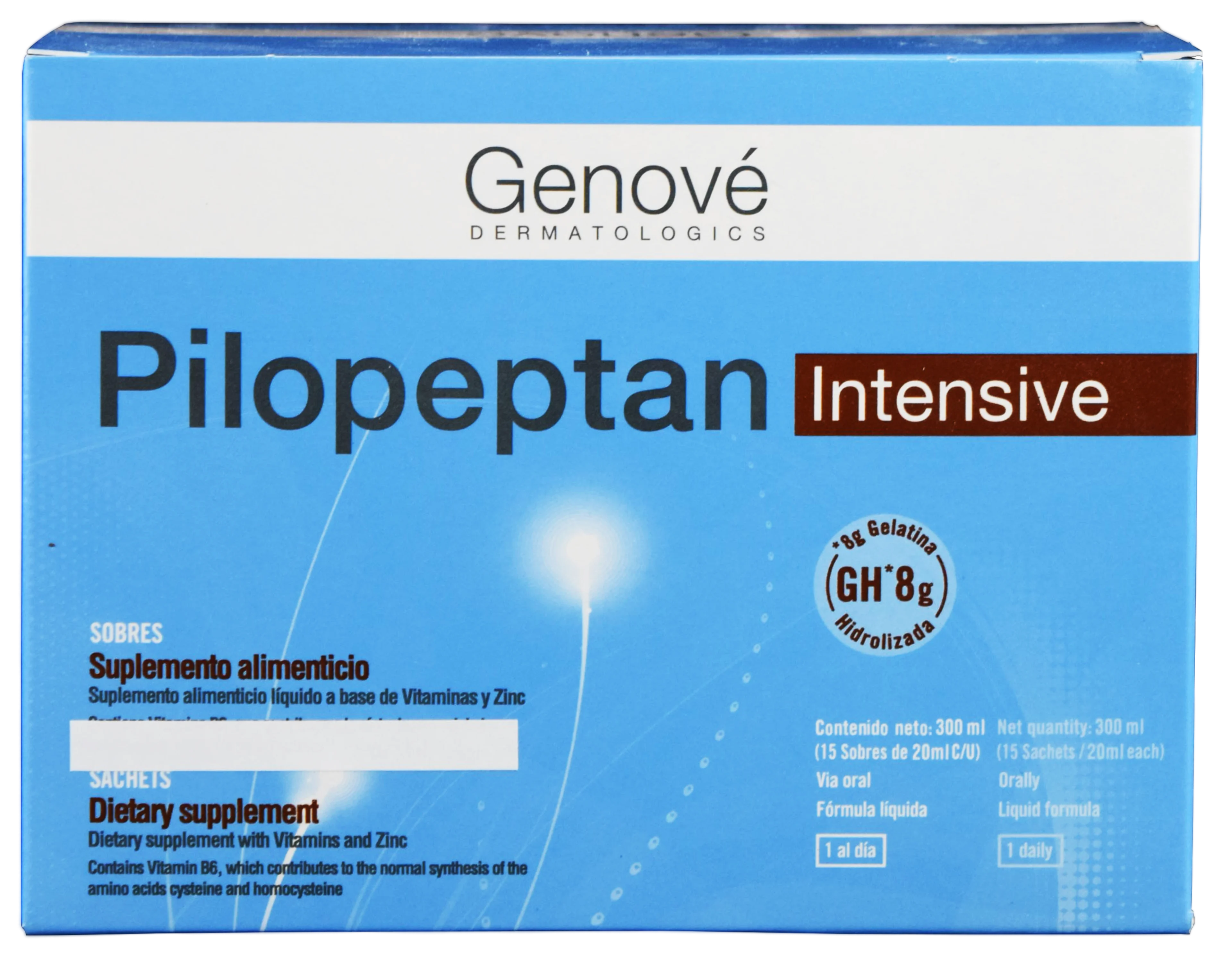 Pilopeptan Intensive con 15 Sobres