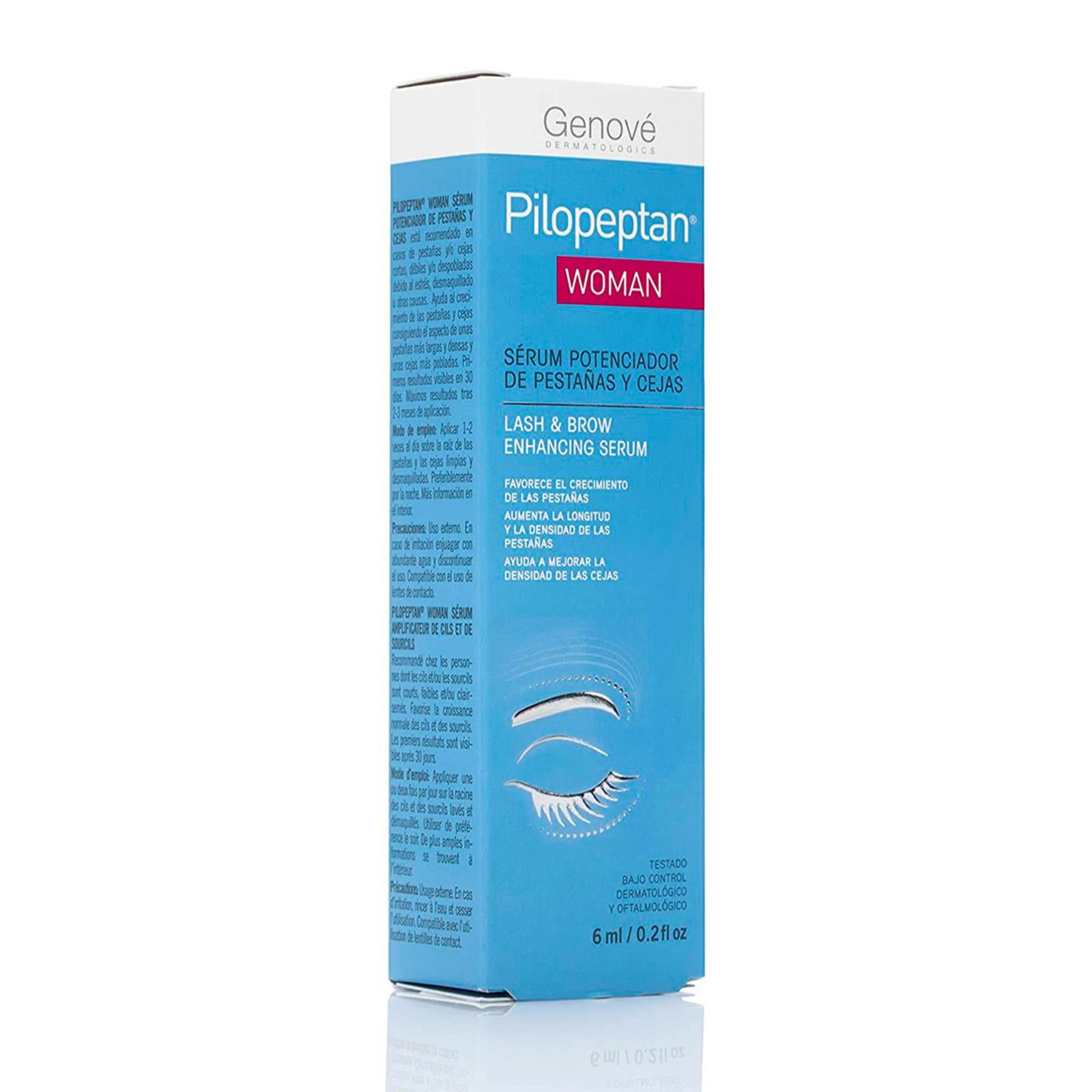 Pilopeptan Woman Serum Potenciador De Pestañas Y Cejas 6 Ml
