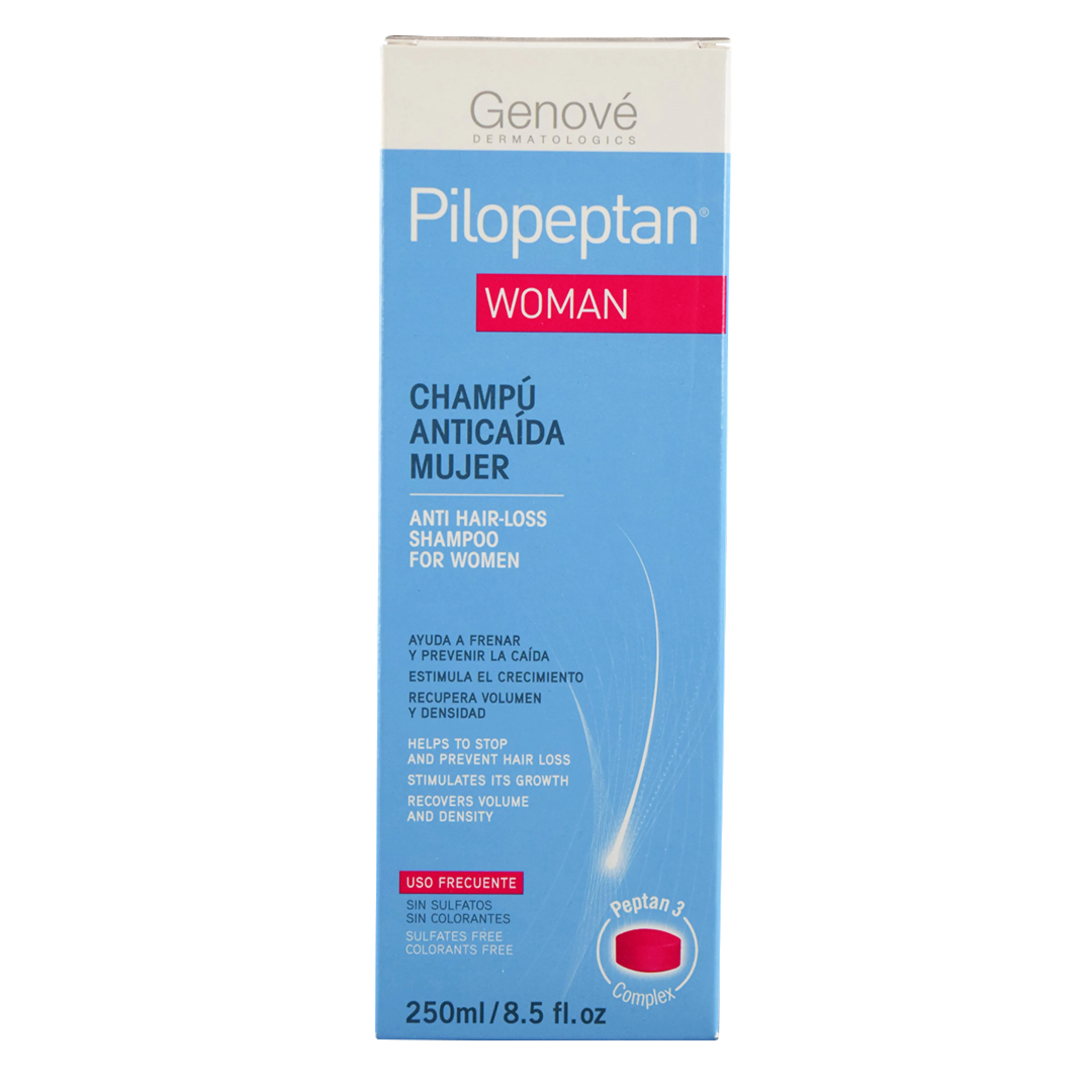 Genové Pilopeptan Shampoo Anticaída Mujer 250 Ml