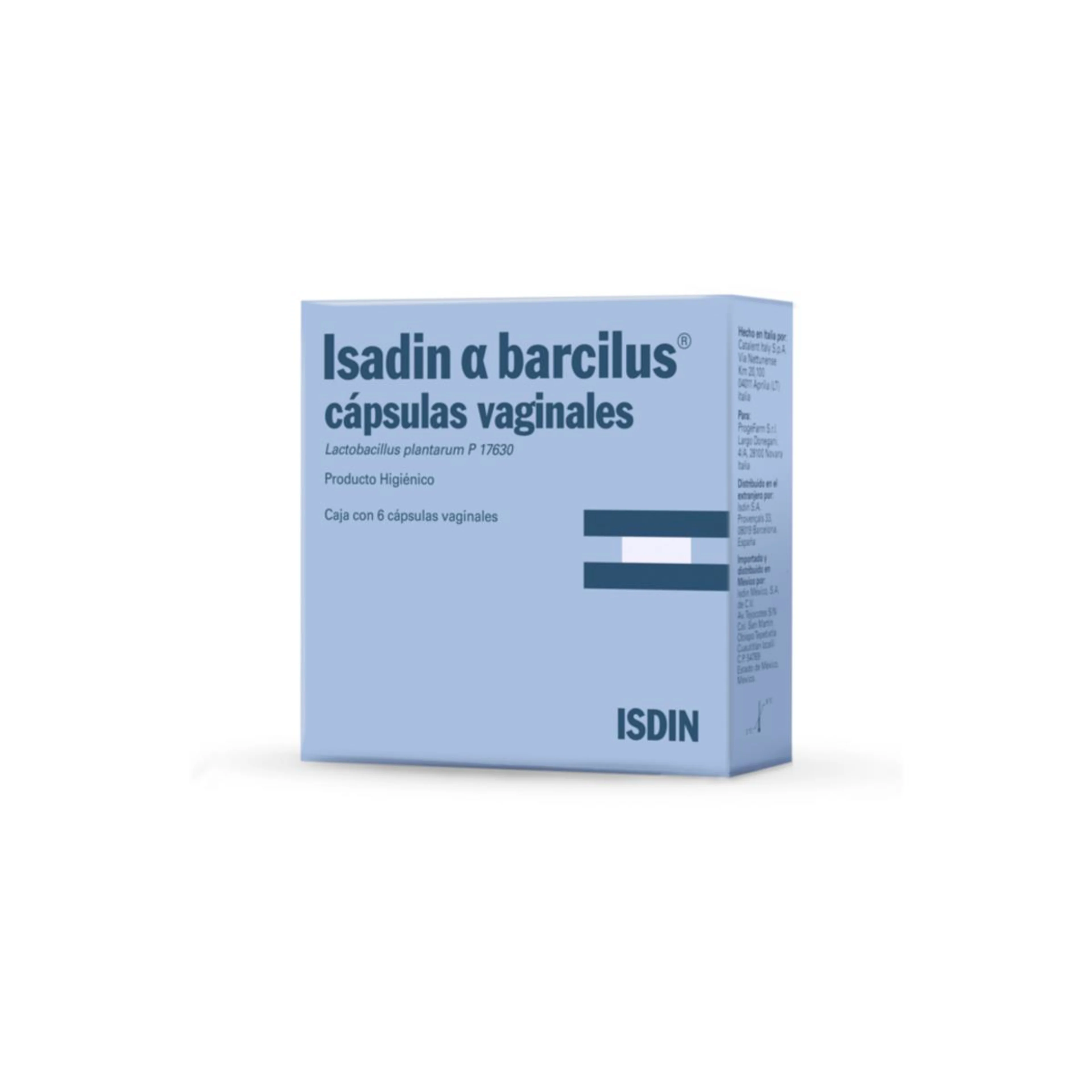 Isadin A Barcilus Caja Con 6 Cápsulas Vaginales