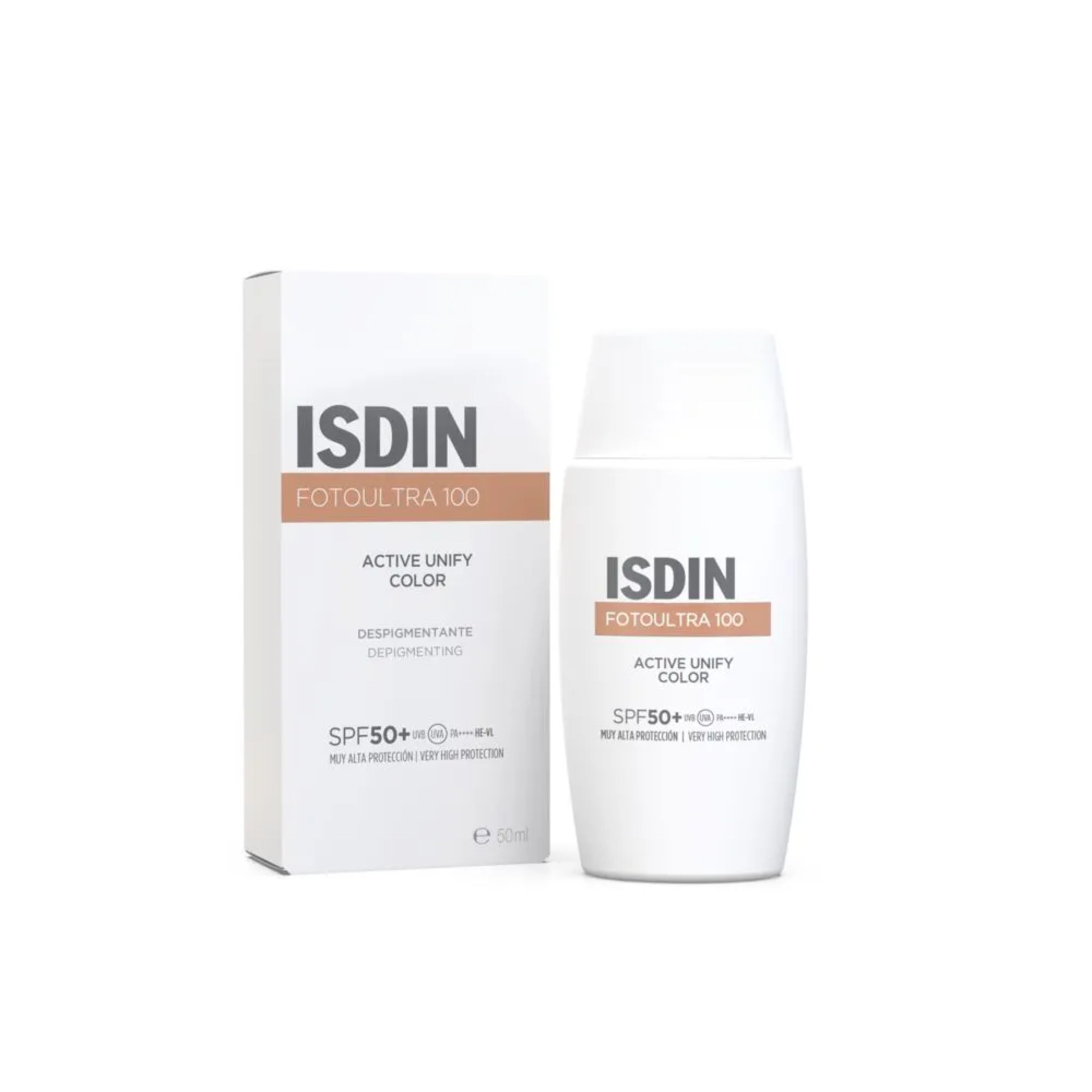 Isdin Fotoultra100 Active Unify Color Fps50+ Con 50 Ml