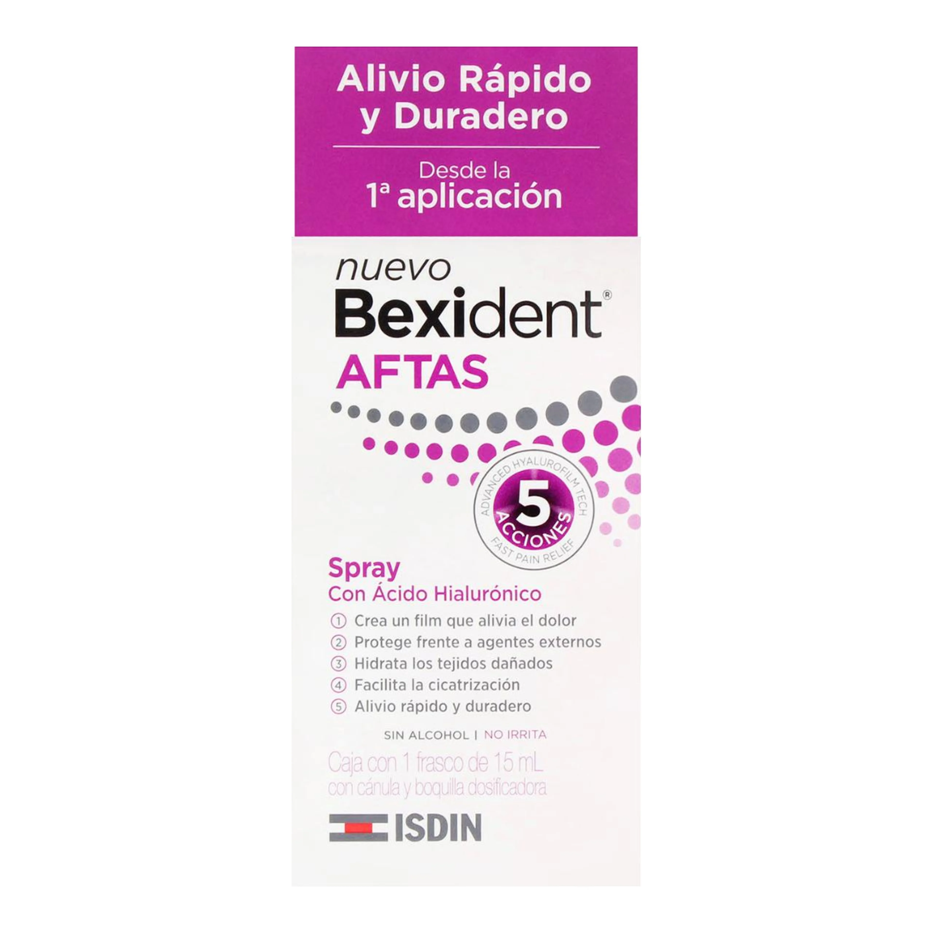 Bexident Aftas Con Ácido Hialurónico Spray 15 Ml