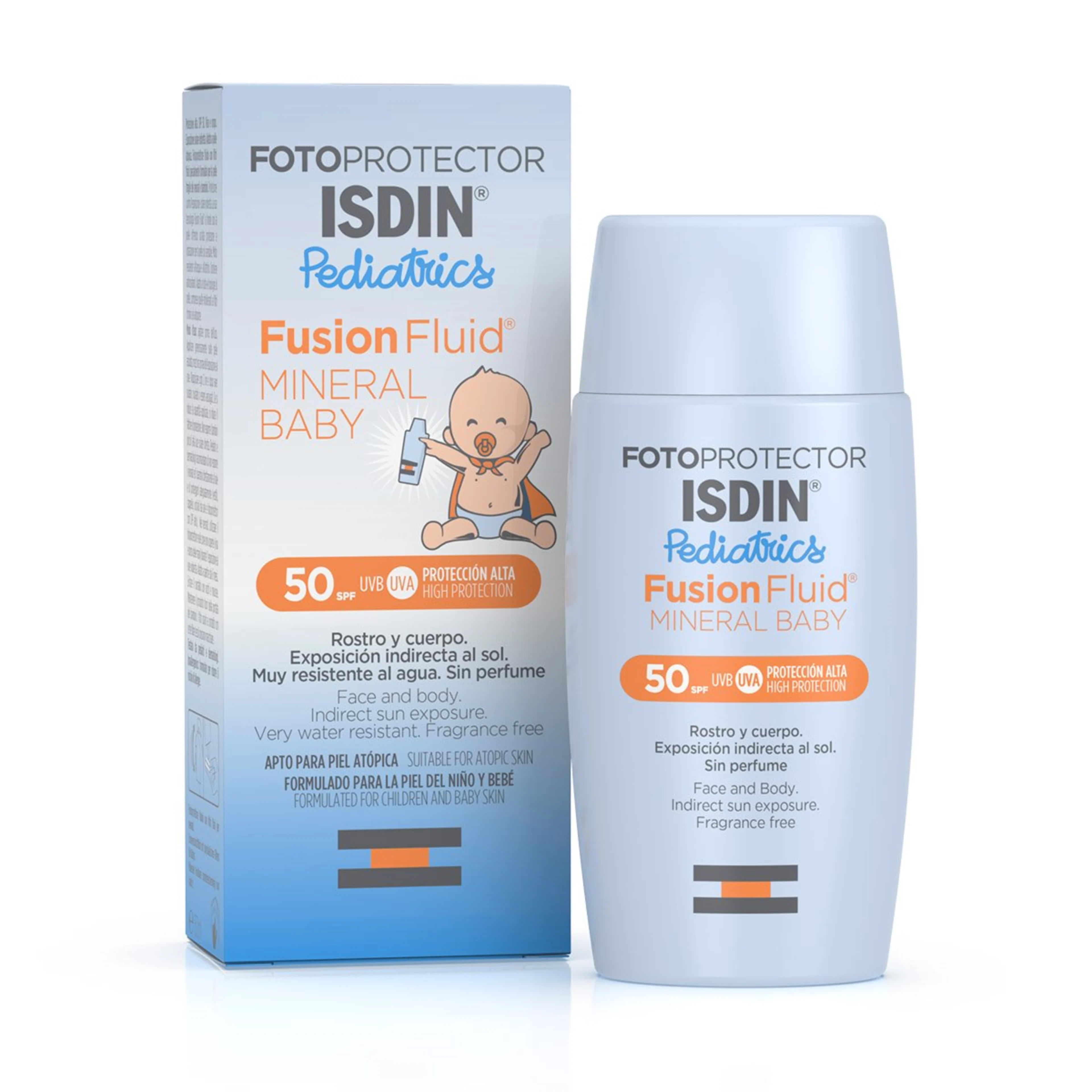 Isdin Pediatrics Fotoprotector Fusion Fluid Mineral Baby Fps50 Crema 50 Ml