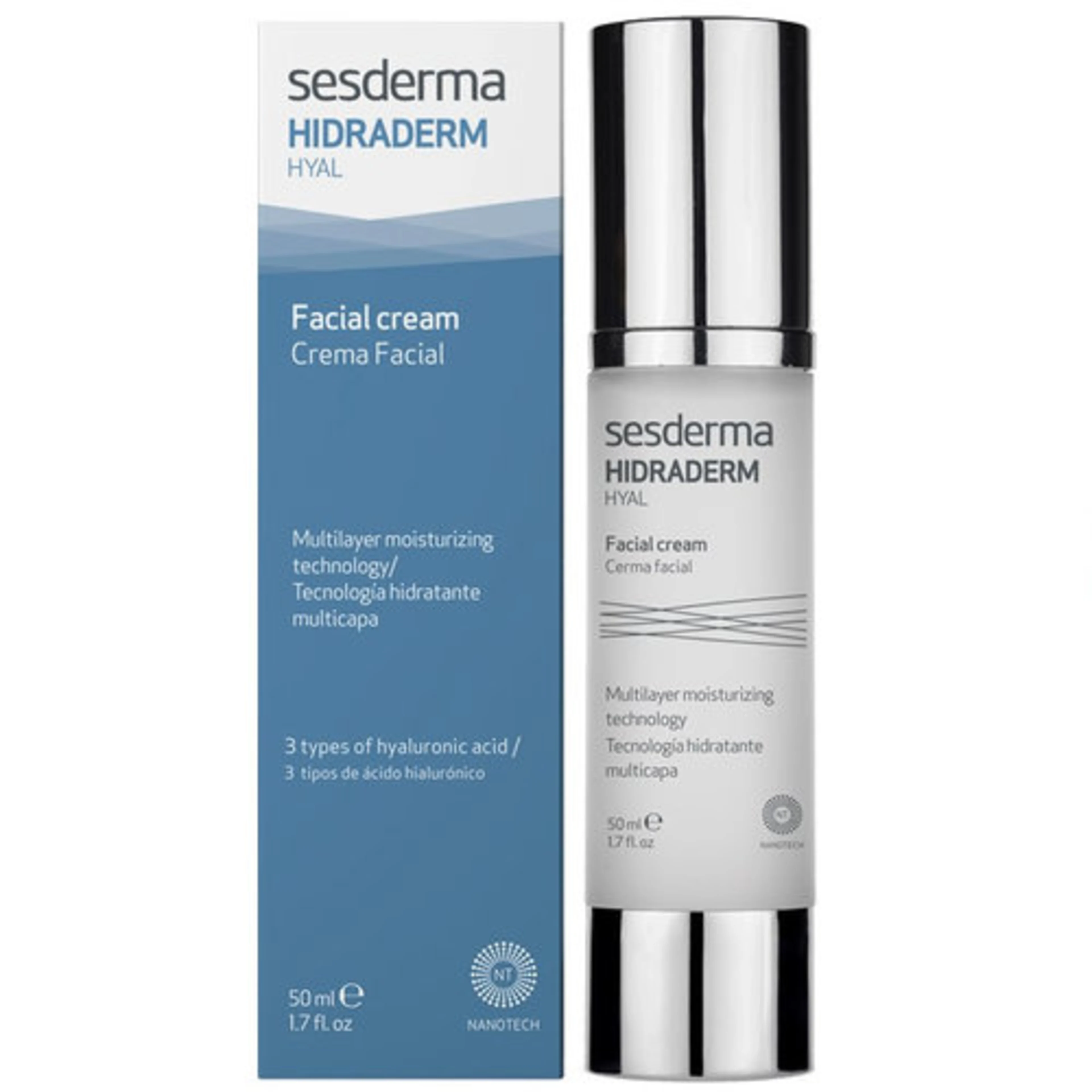 Sesderma Hidraderm Hyal Crema Facial Hidratante Con 50 Ml