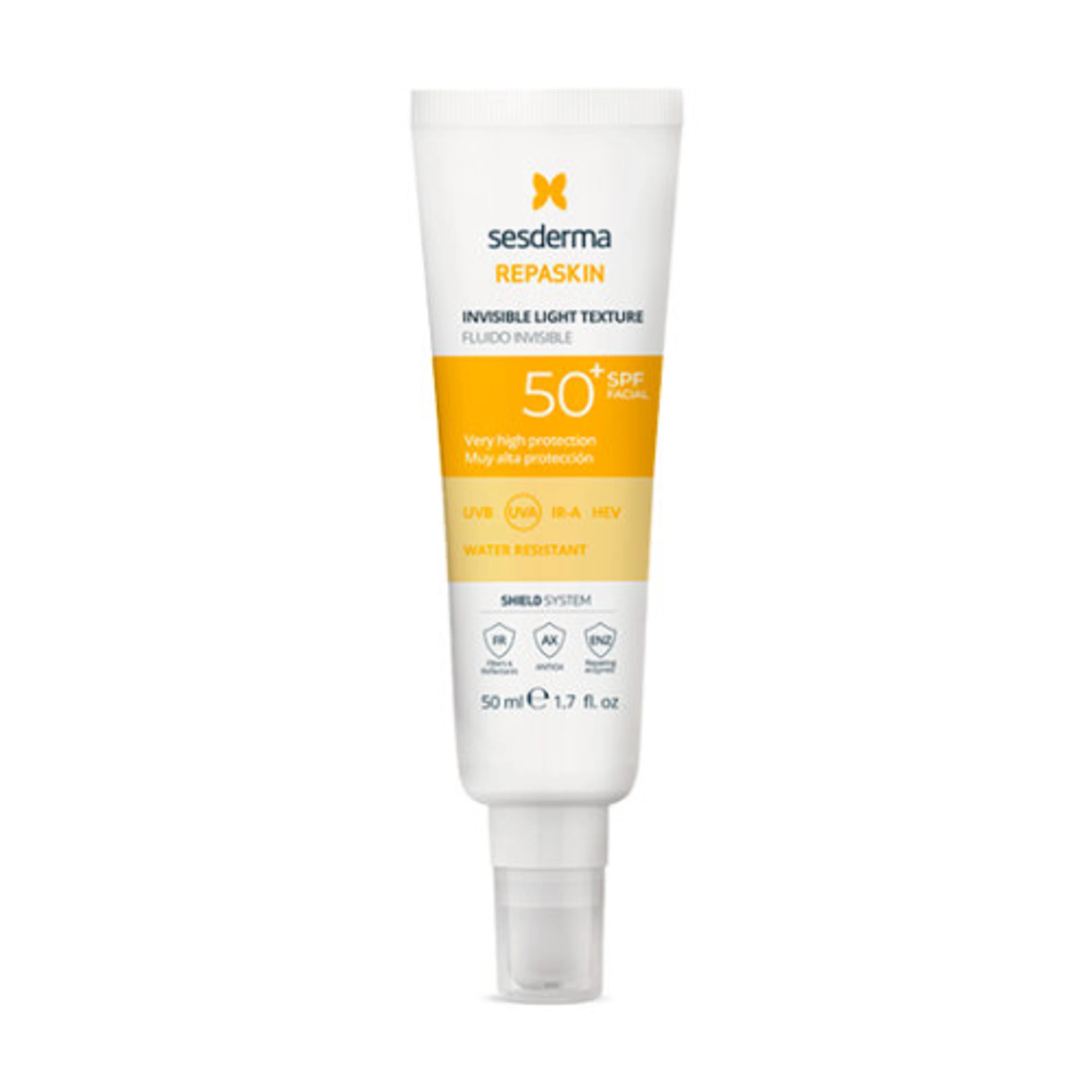 Sesderma Repaskin Fluido Invisible Fps50+ Con 50 Ml