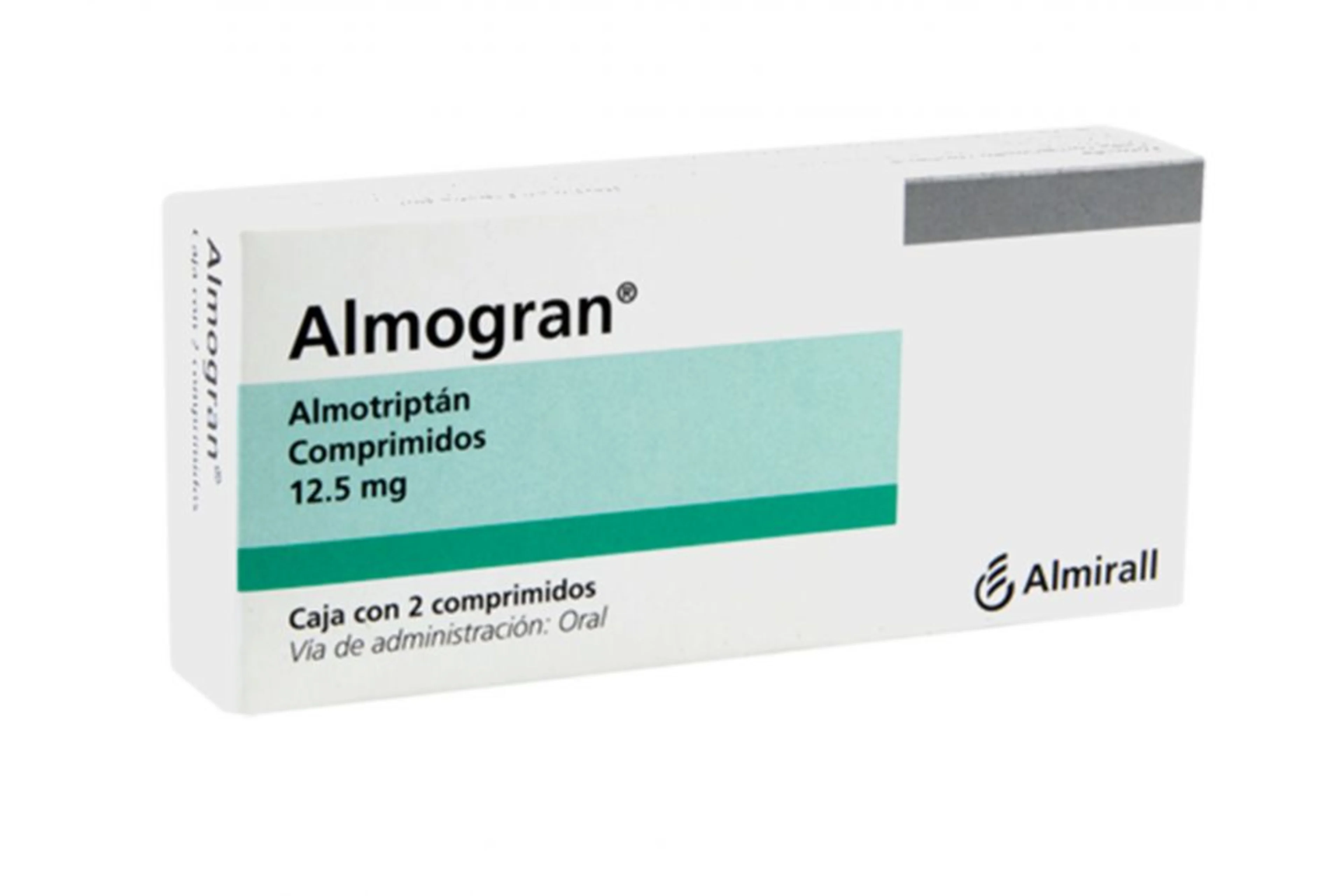 Almogran almotriptán 5 mg con 2 comprimidos
