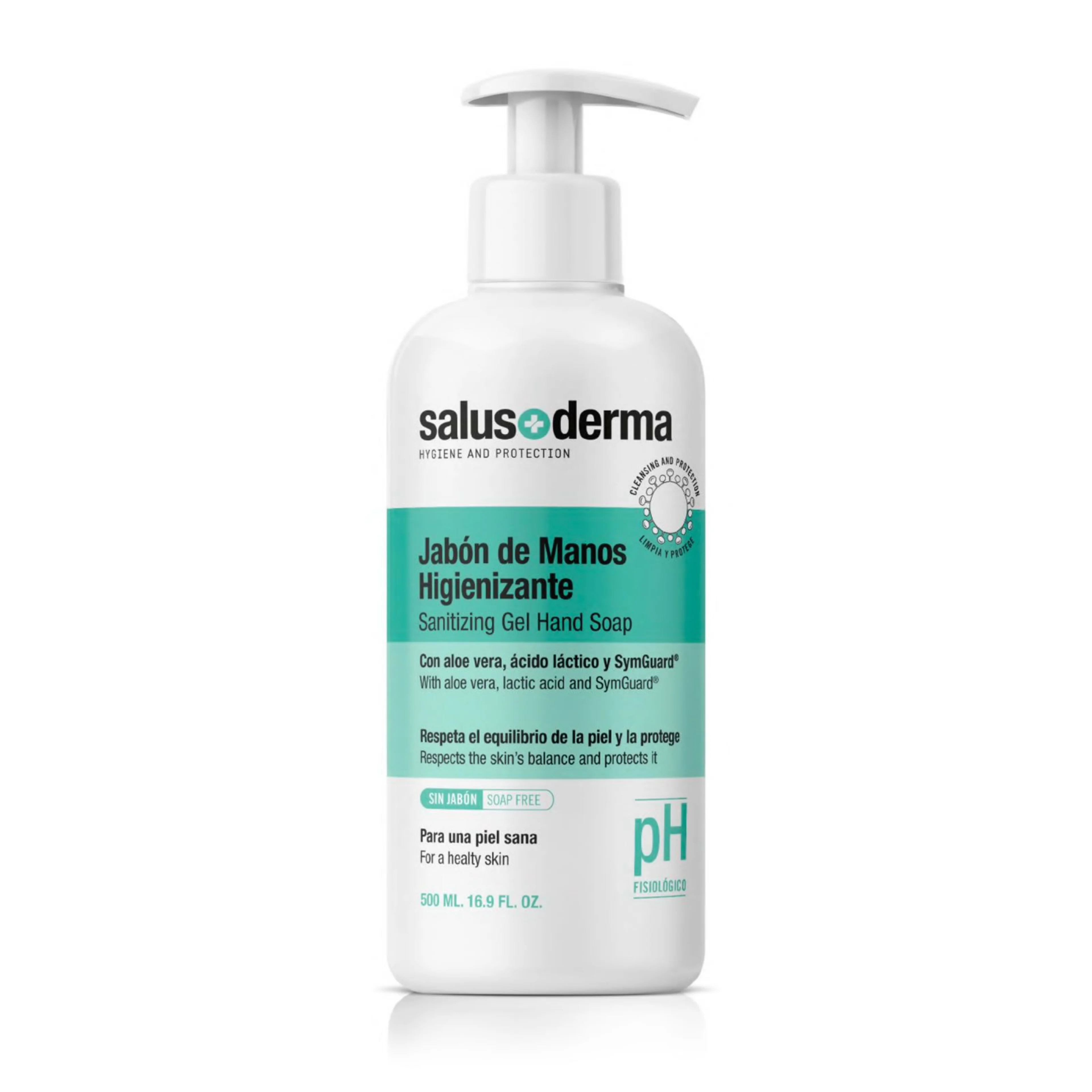 Salusderma jabón de manos higienizante 500 ml