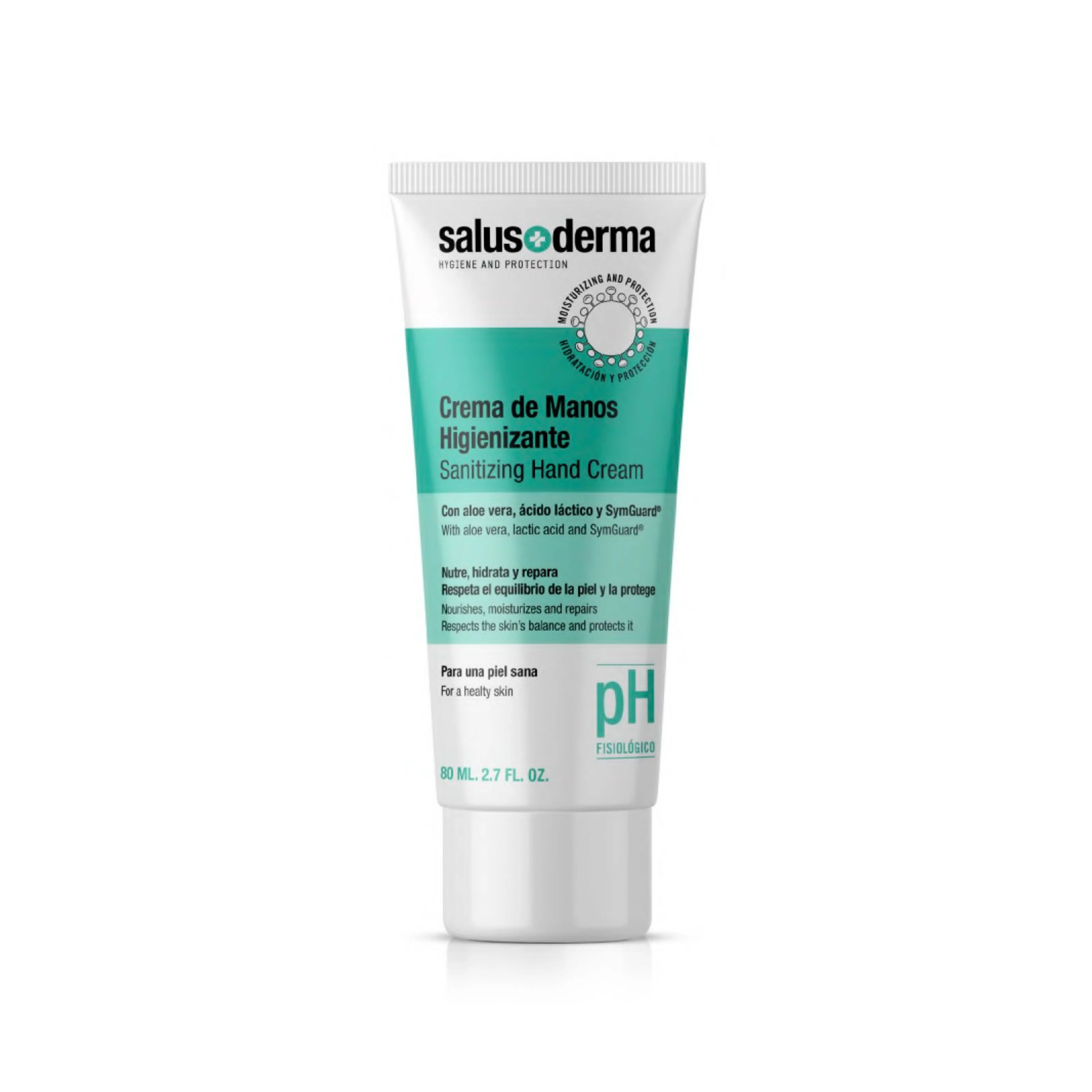 Salusderma crema de manos higienizante 80 ml