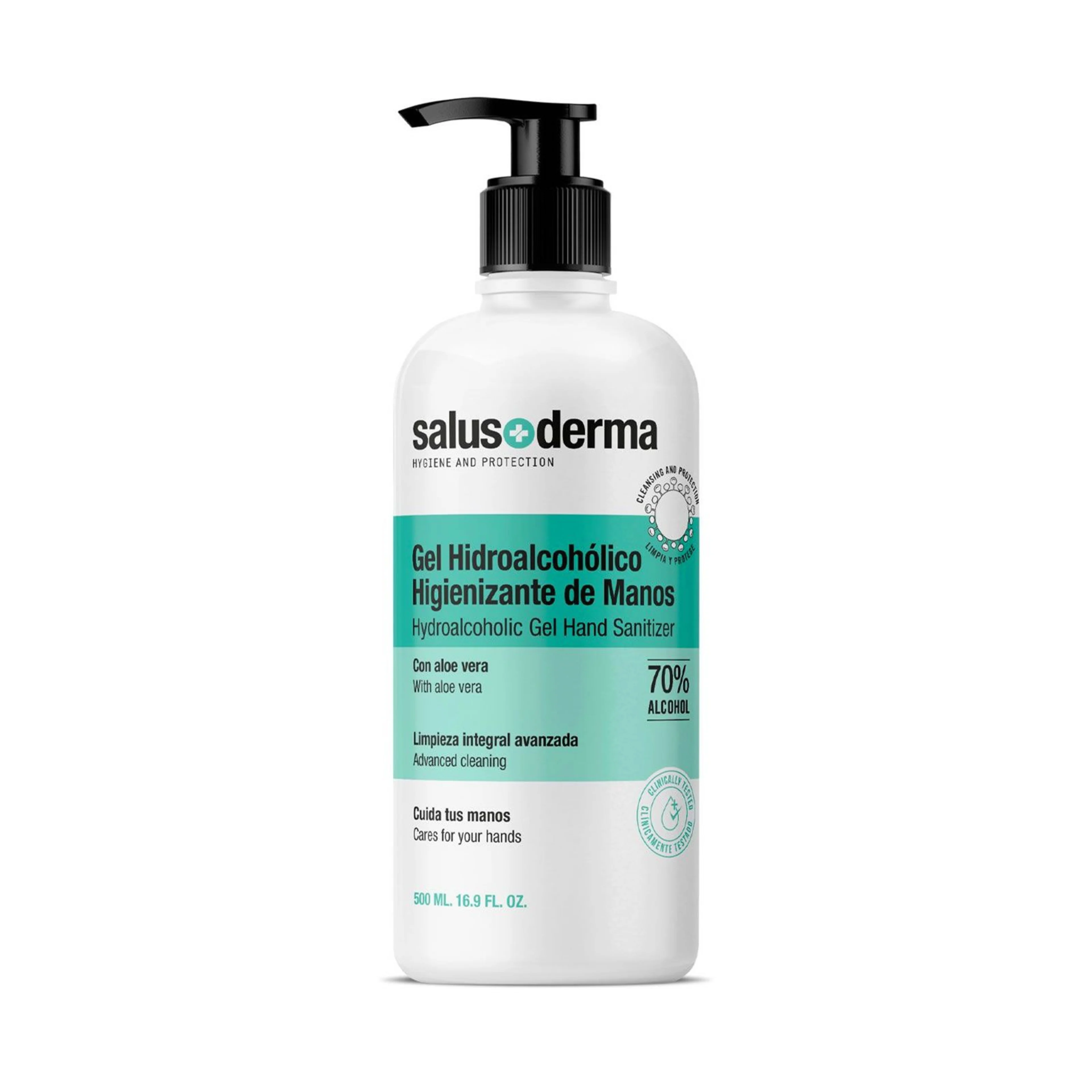 Salusderma gel hidroalcohólico higienizante de manos 500 ml