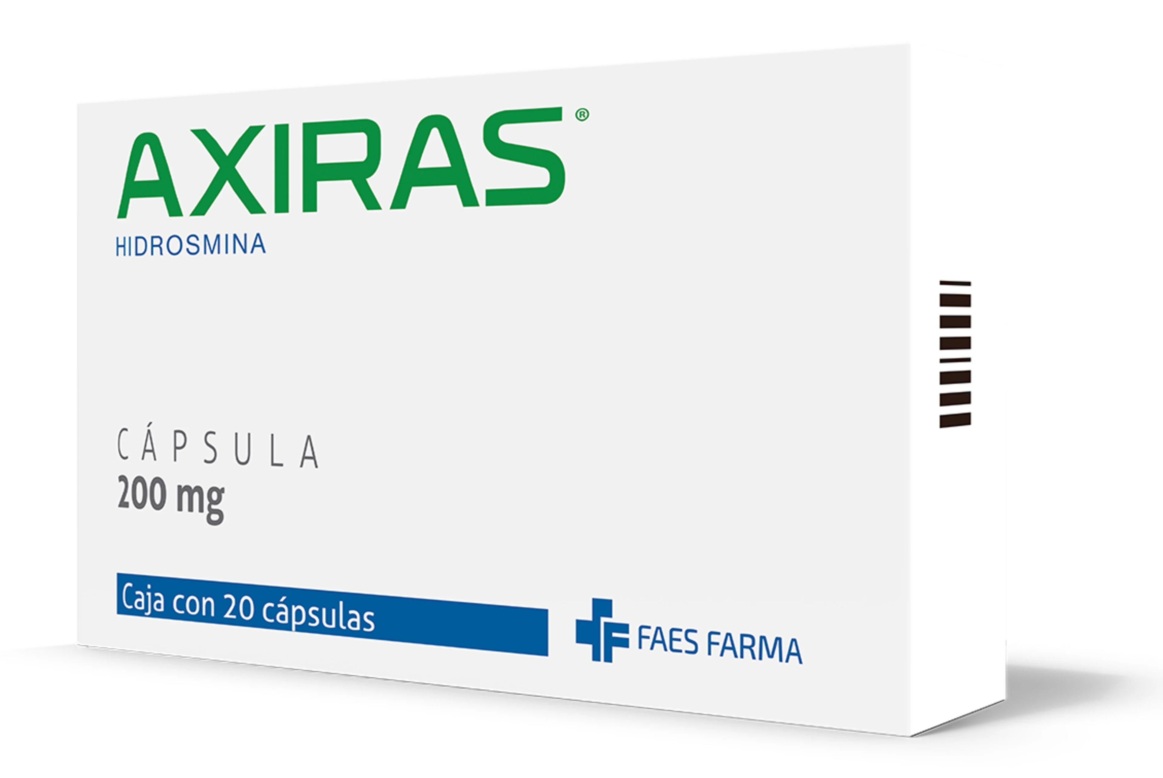 Axiras 200 Mg Con 20 Cápsulas