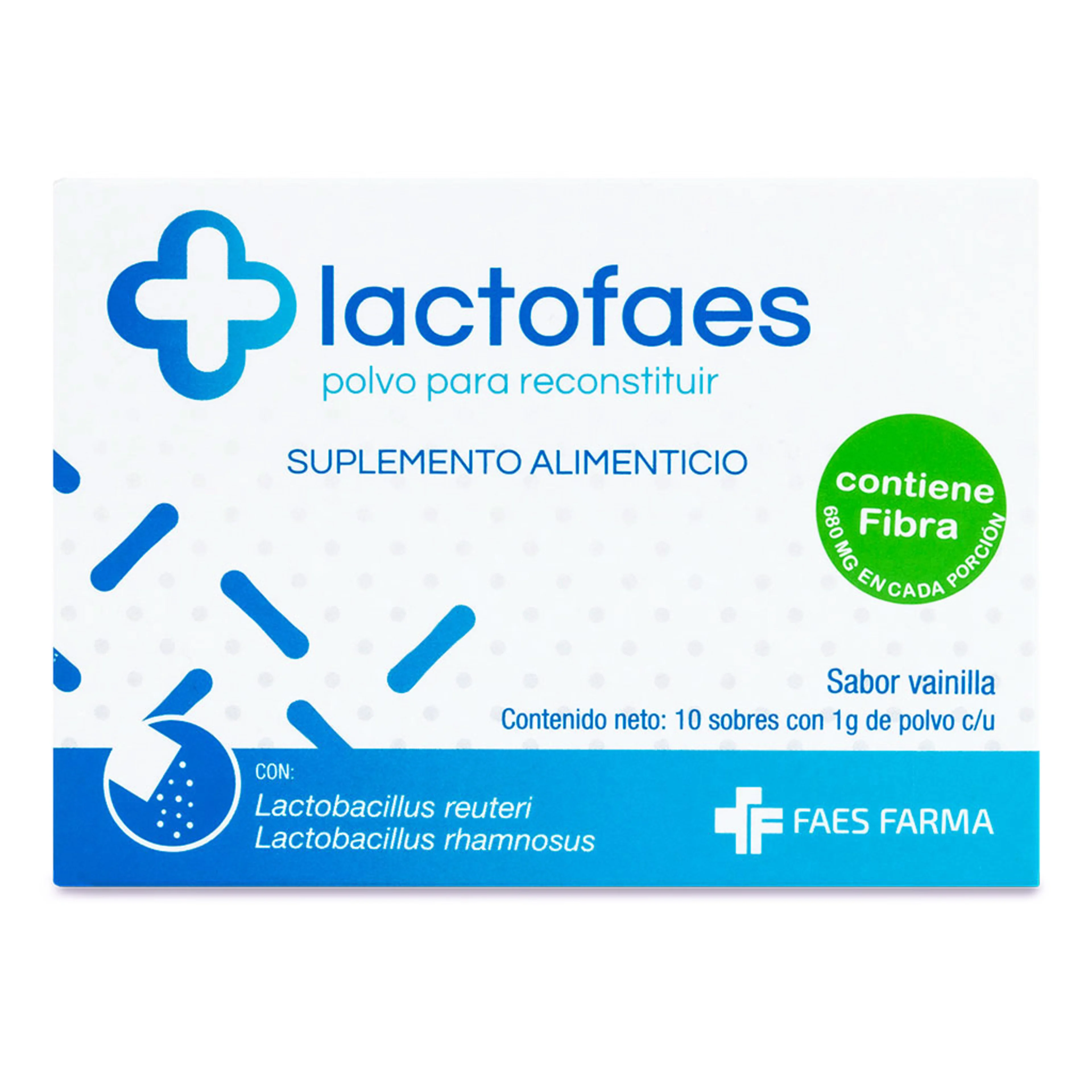 Lactofaes con 10 Sobres