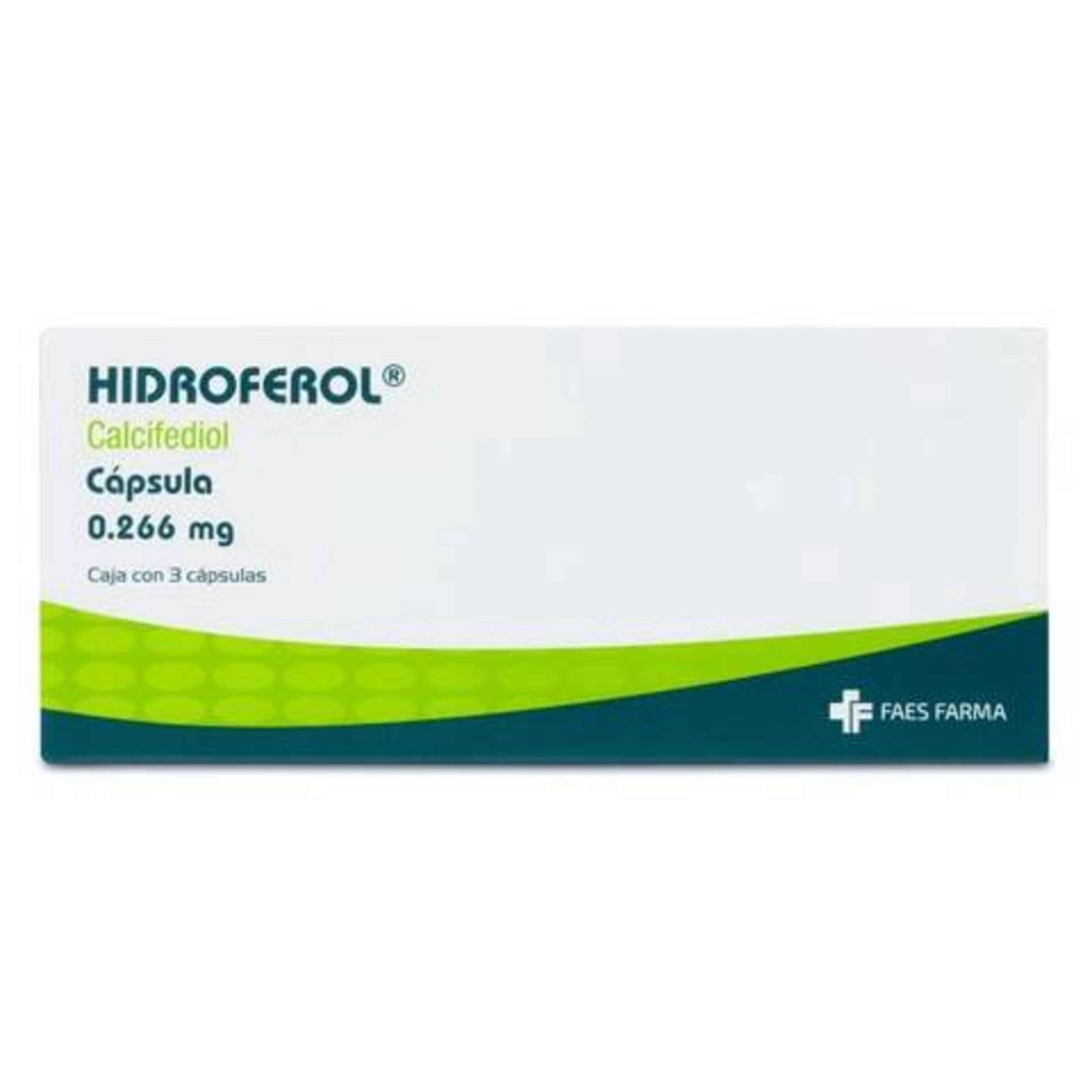Hidroferol 0.266 Mg Con 3 Cápsulas