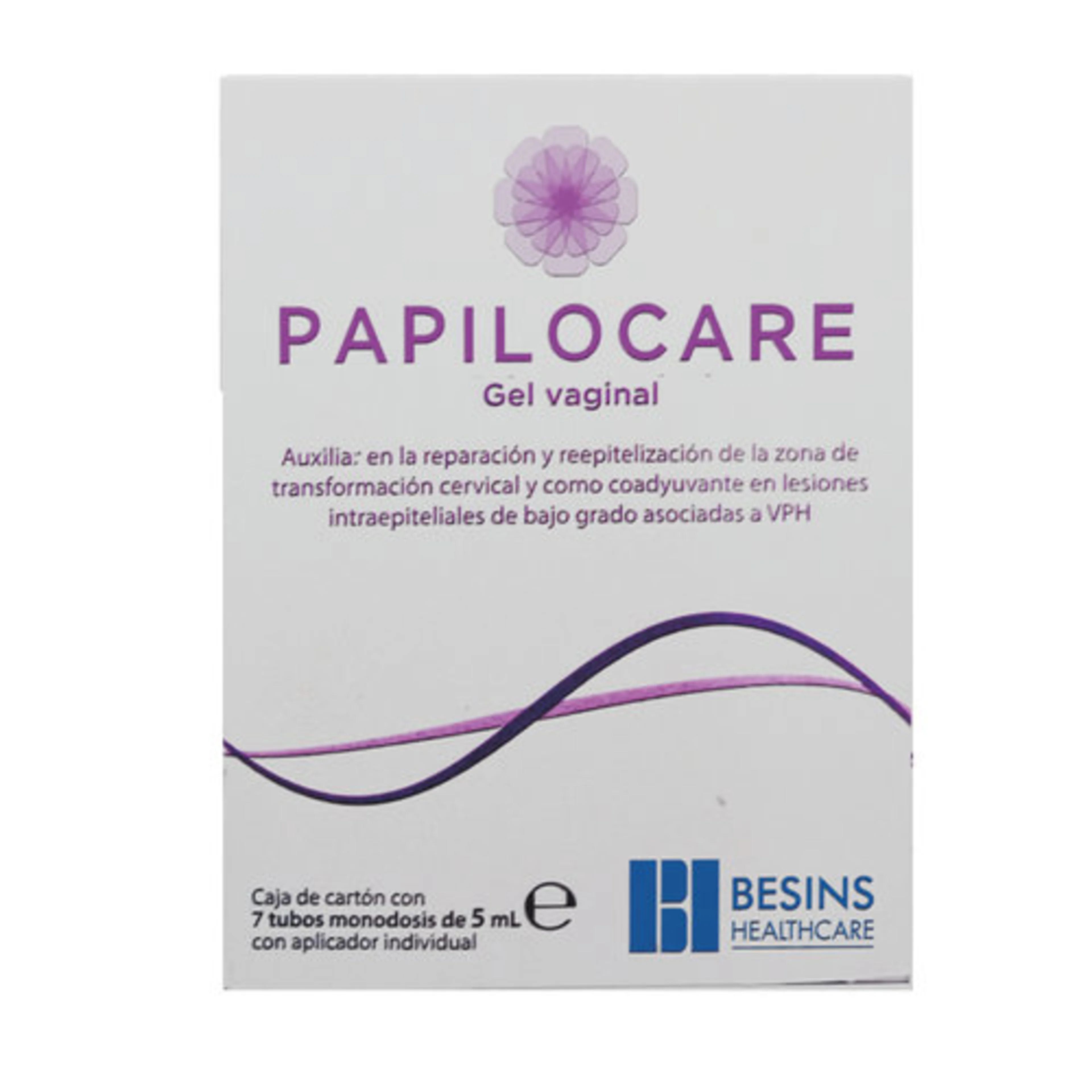 Papilocare Gel Vaginal Con 7 Tubos De 5 Ml