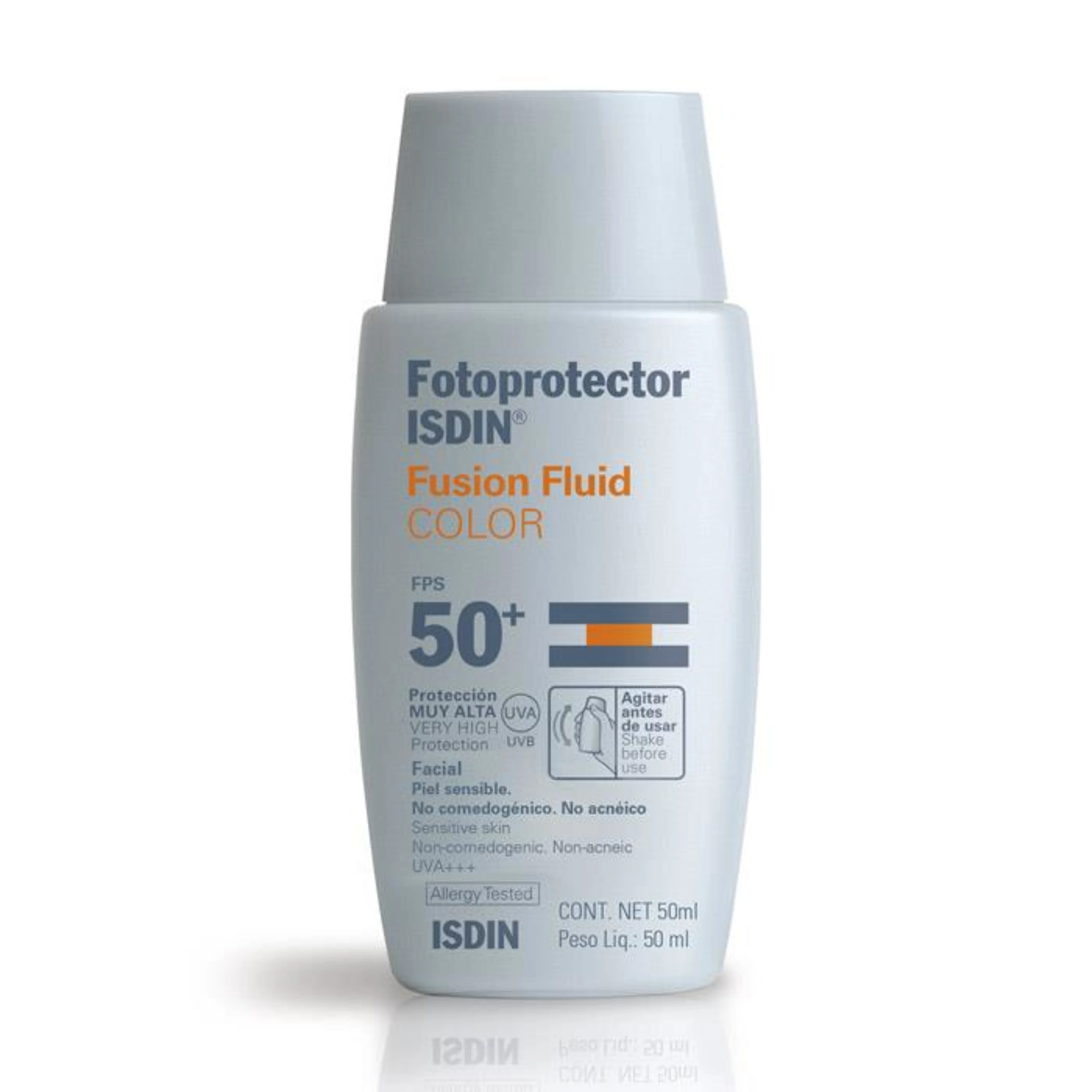 Isdin Fotoprotector Fusion Fluid Color Fps50+ Facial Piel Sensible 50 Ml
