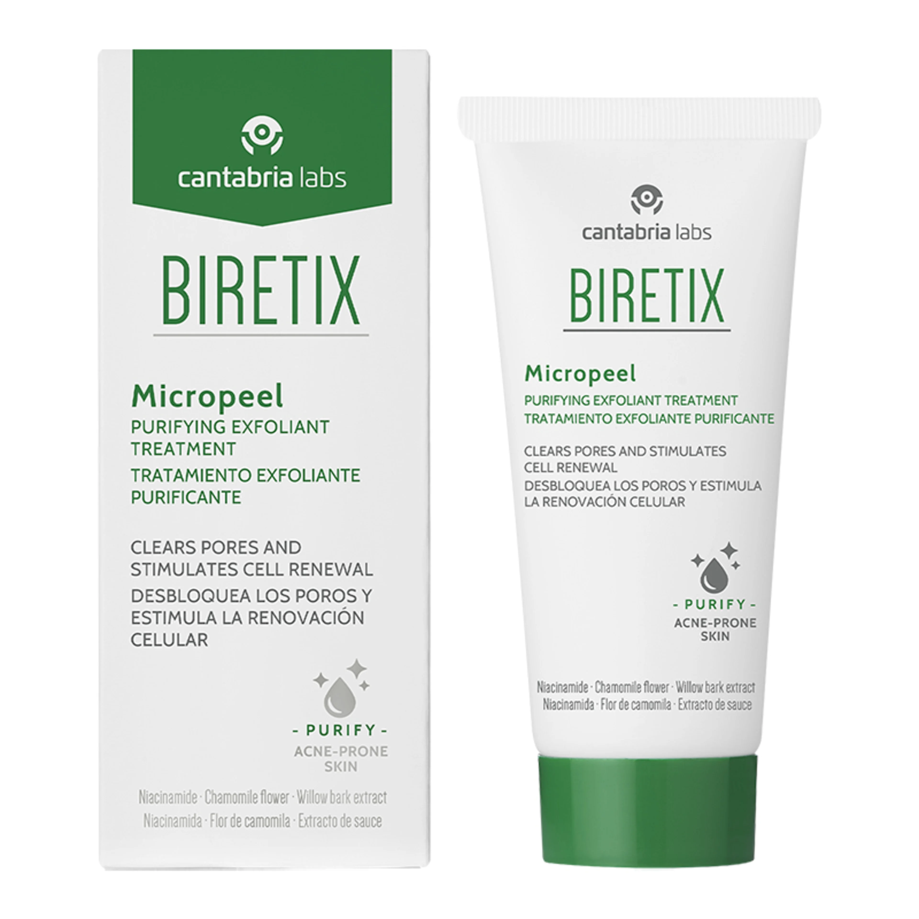 Cantabria Biretix Micropeel Crema Exfoliante Con 50 Ml
