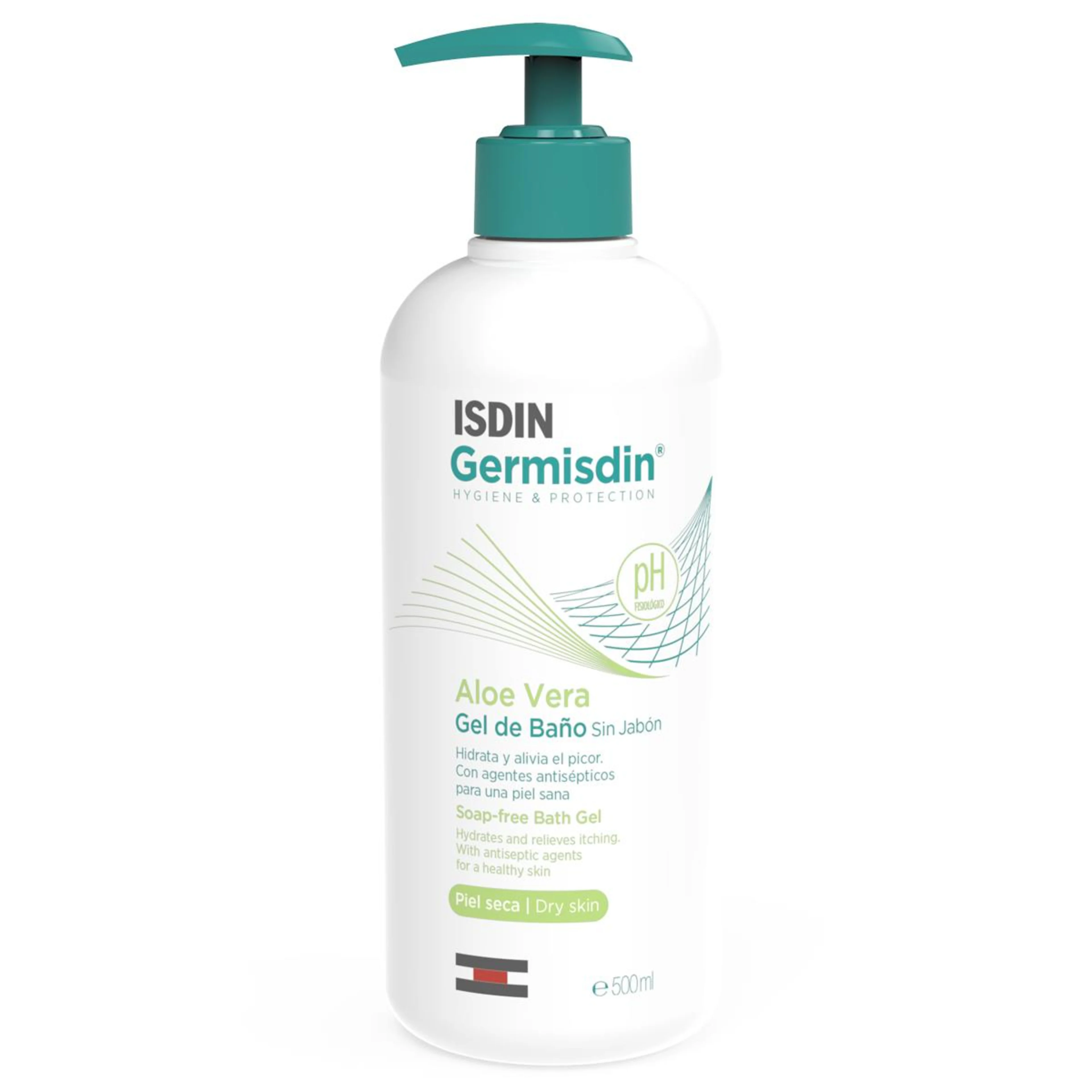 Isdin Germisdin Aloe Vera Gel De Baño Para Piel Seca 500 Ml