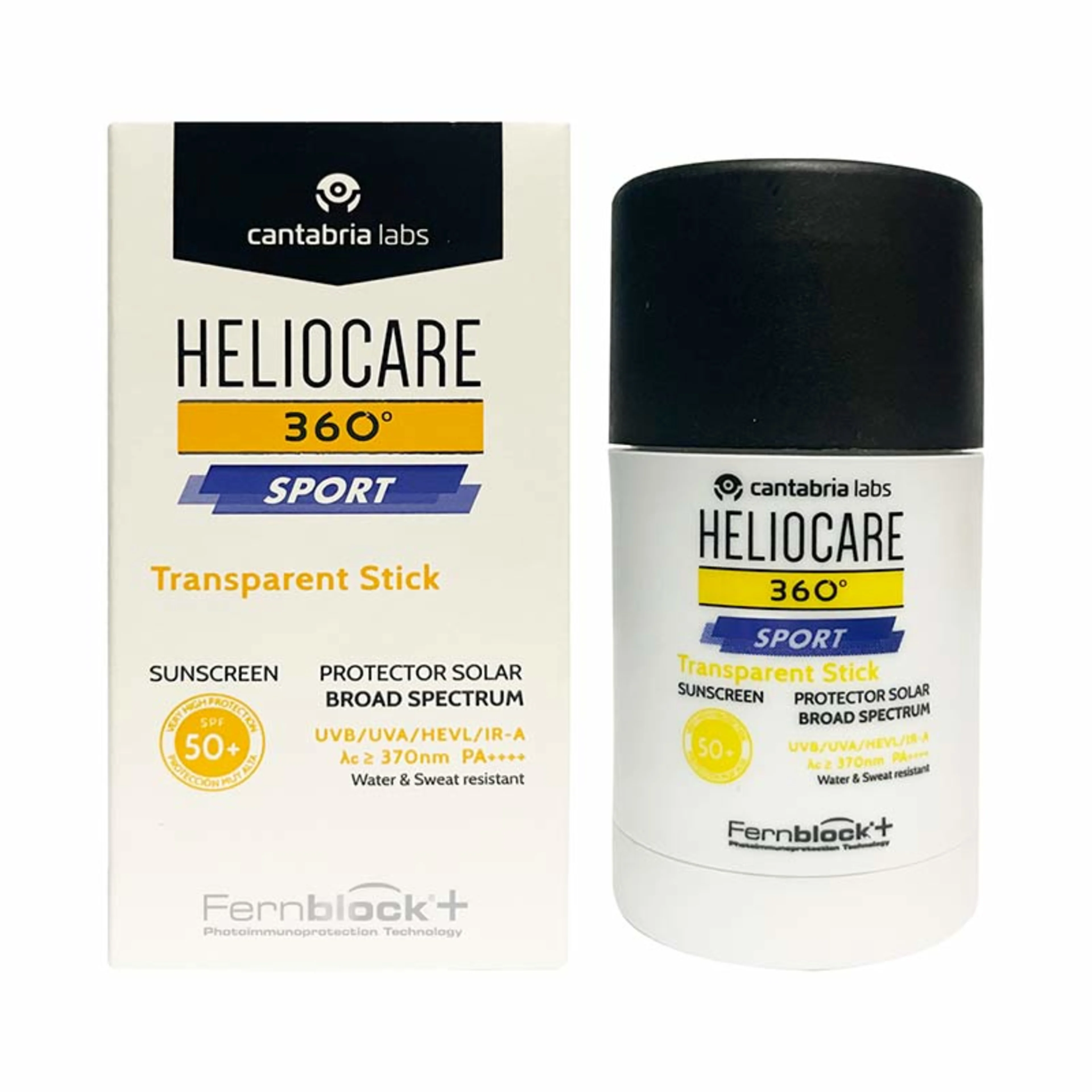 Heliocare 360° Sport Transparent Stick Protector Solar Fps50 Con 25 G