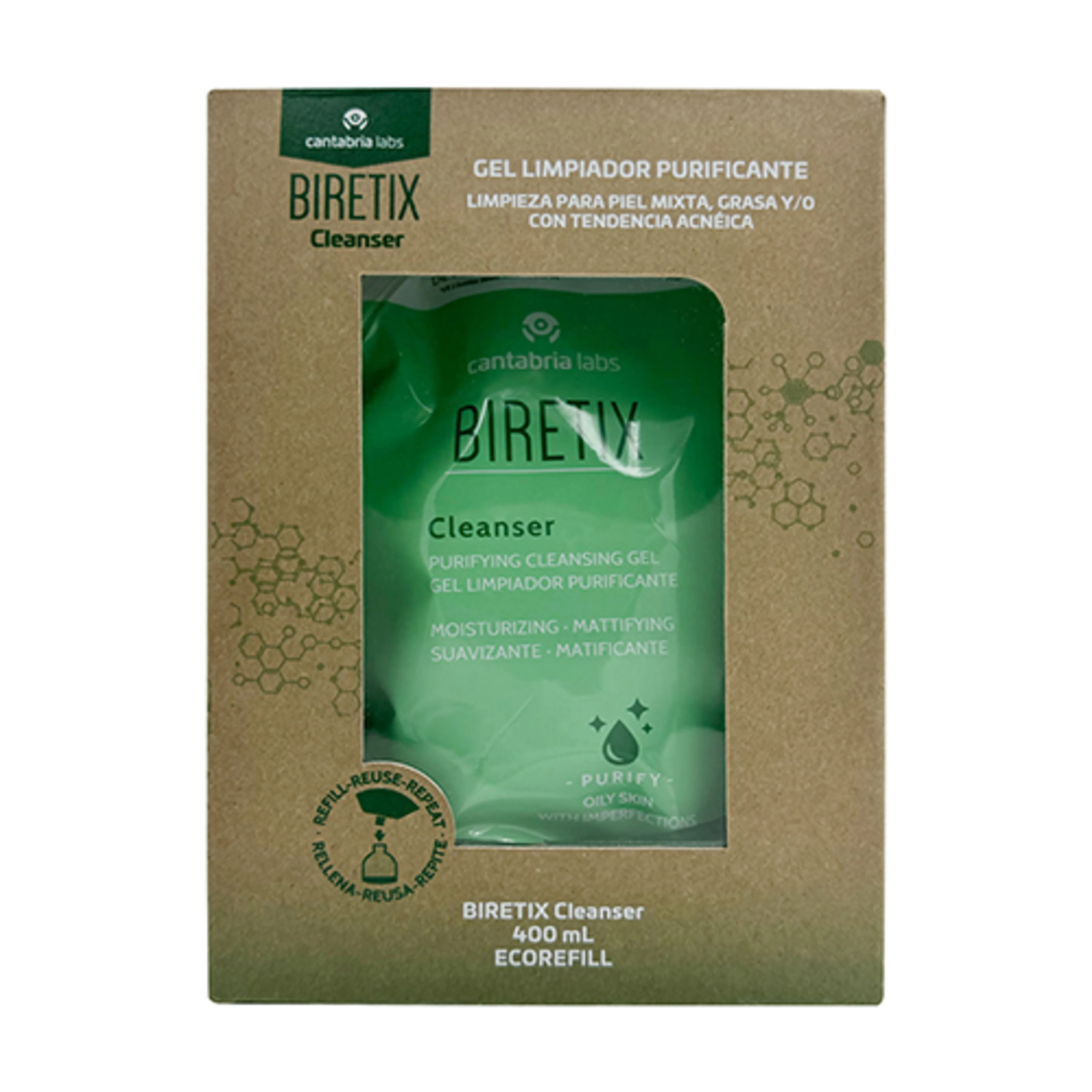Biretix Cleanser Refill Con 400 Ml