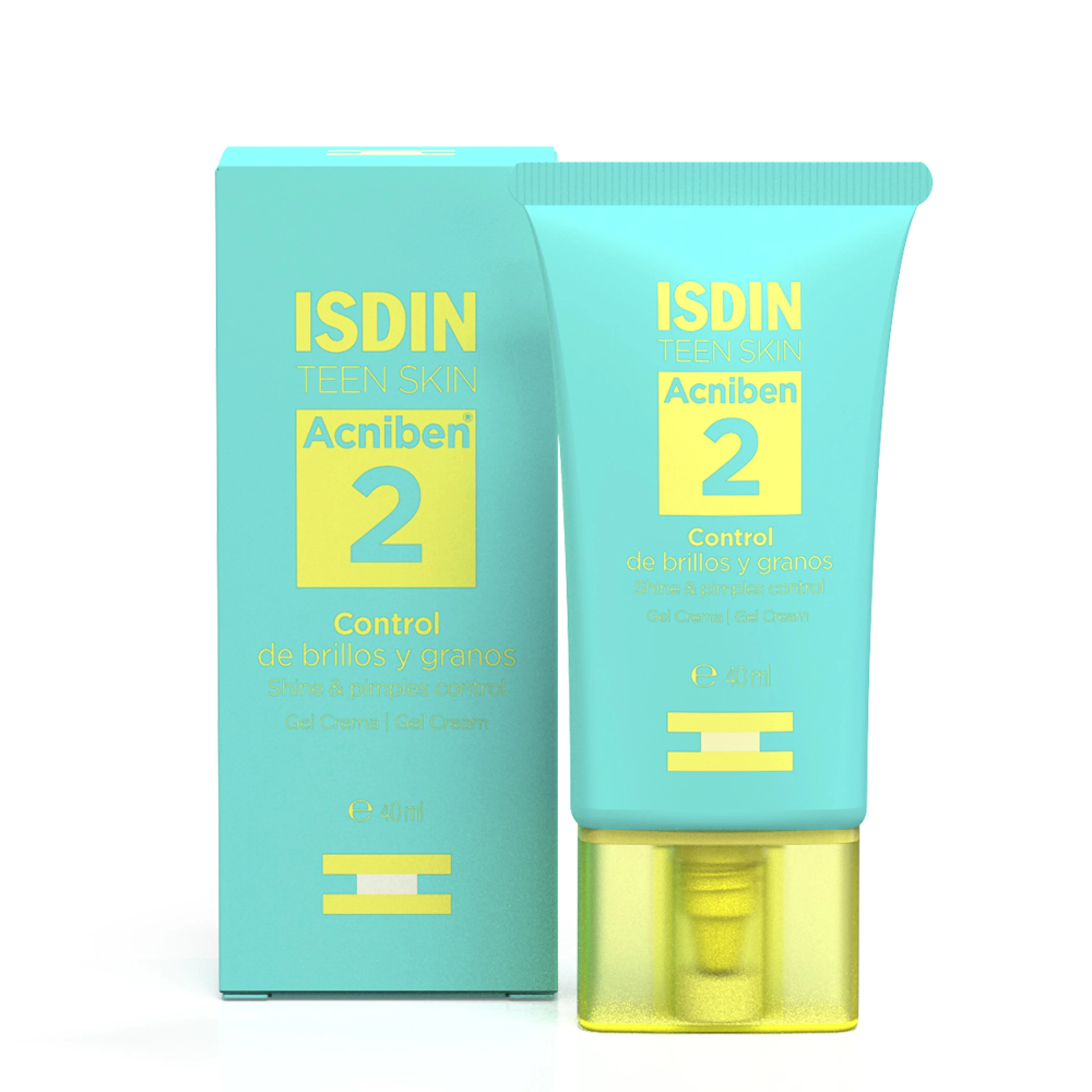 Isdin Acniben Facial Control Brillo Y Granos Gel Crema 40 Ml