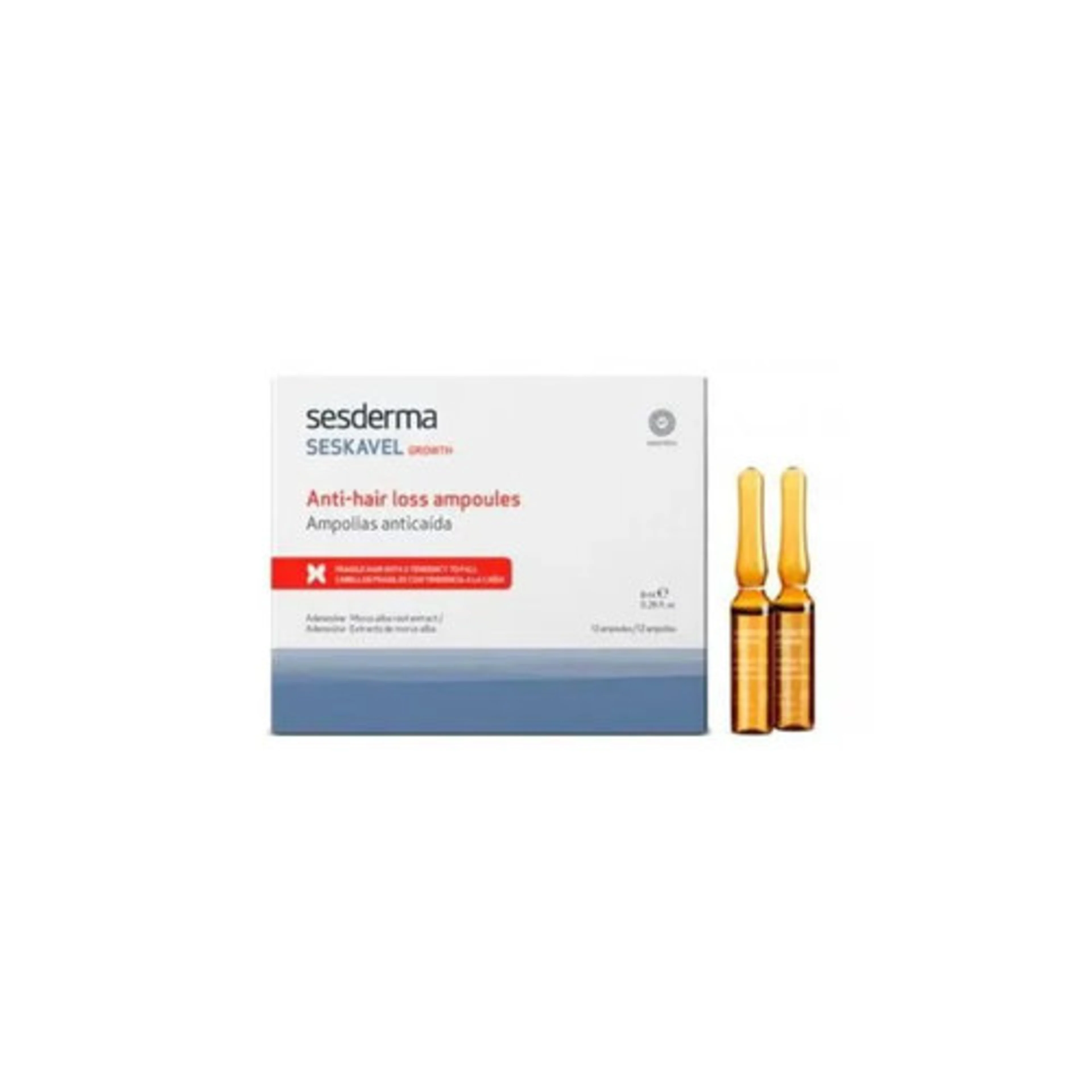 Sesderma Seskavel Con 12 Ampolletas De 8 Ml