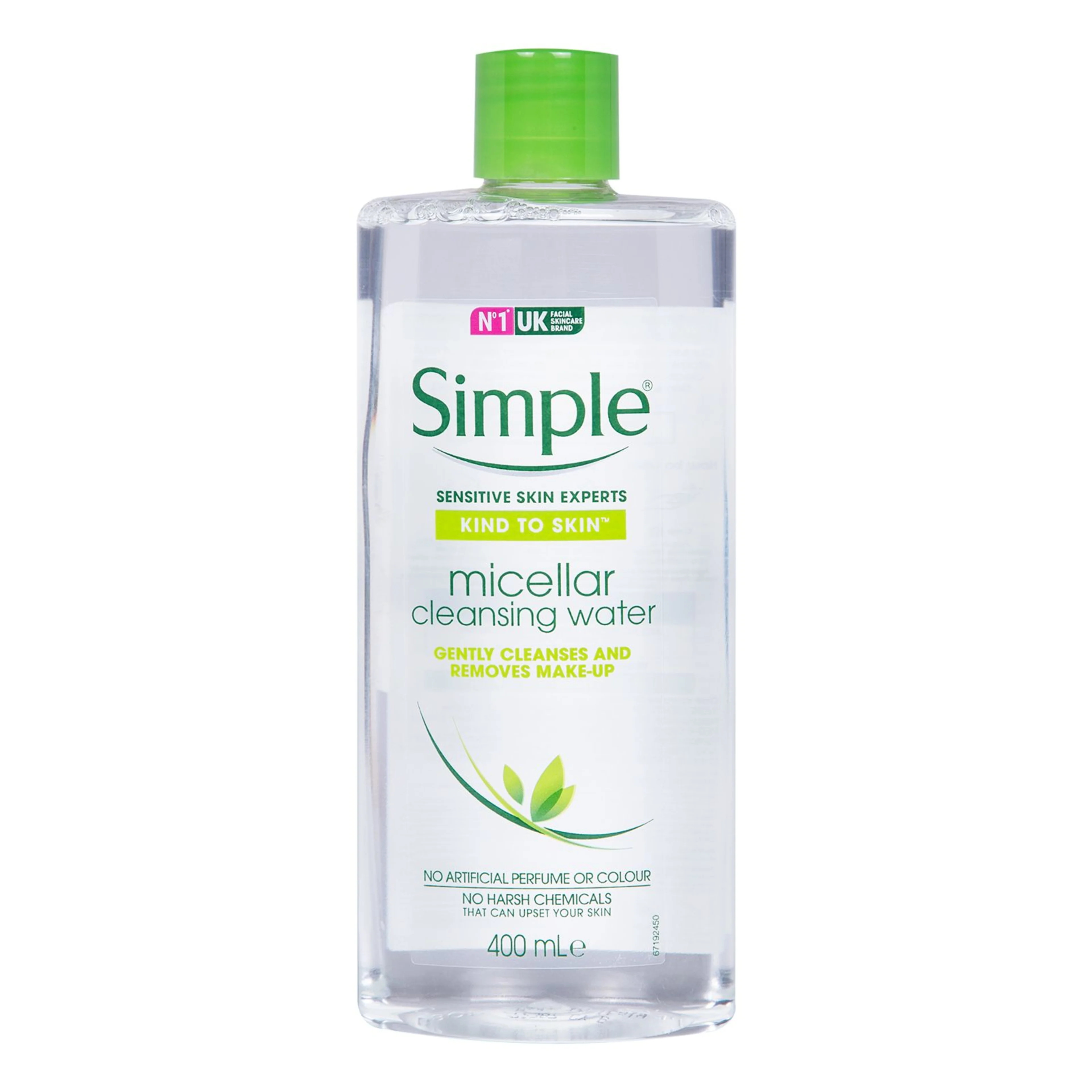 Simple micellar cleansing water 400 ml