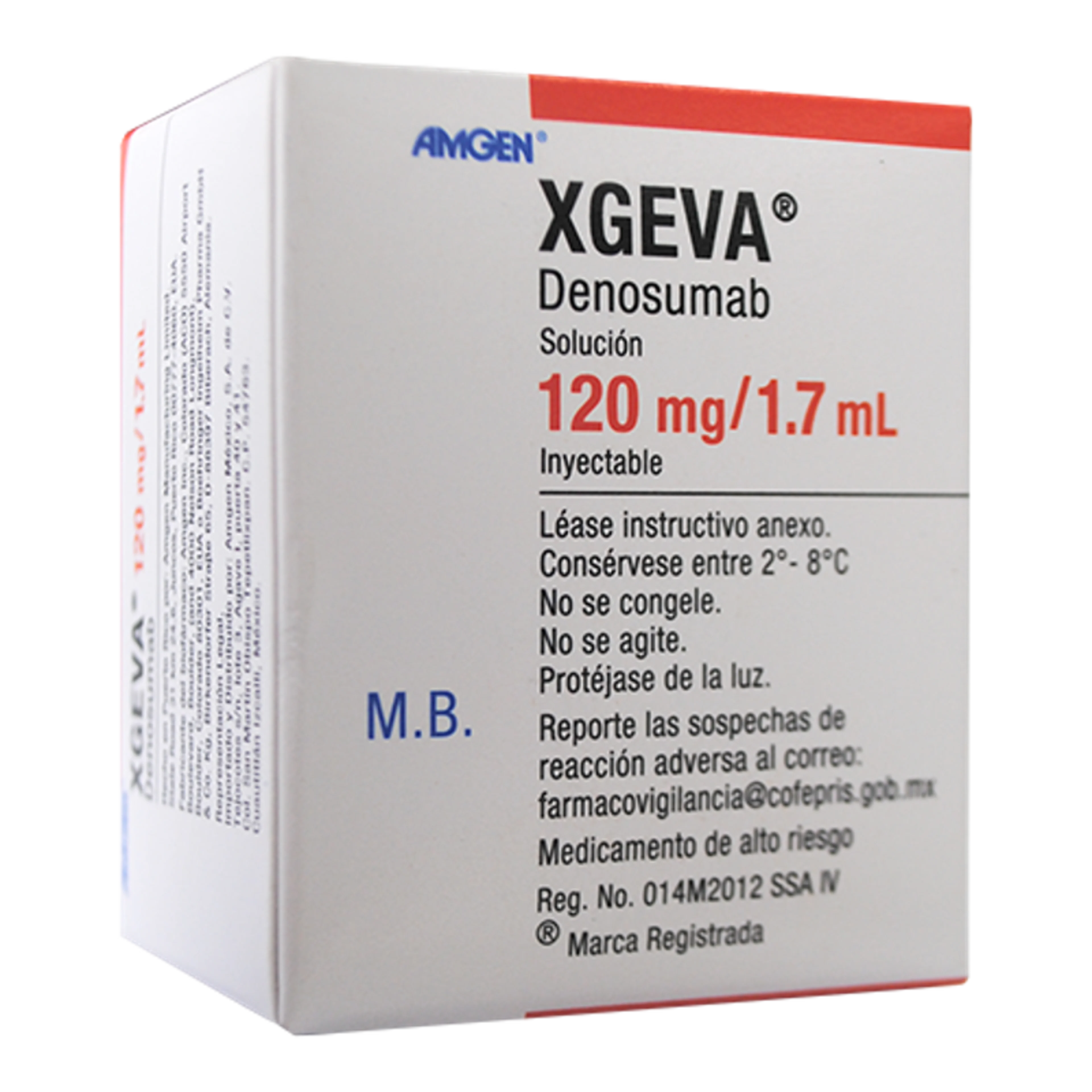 Xgeva 120 Mg Solución Inyectable 1.7 Ml