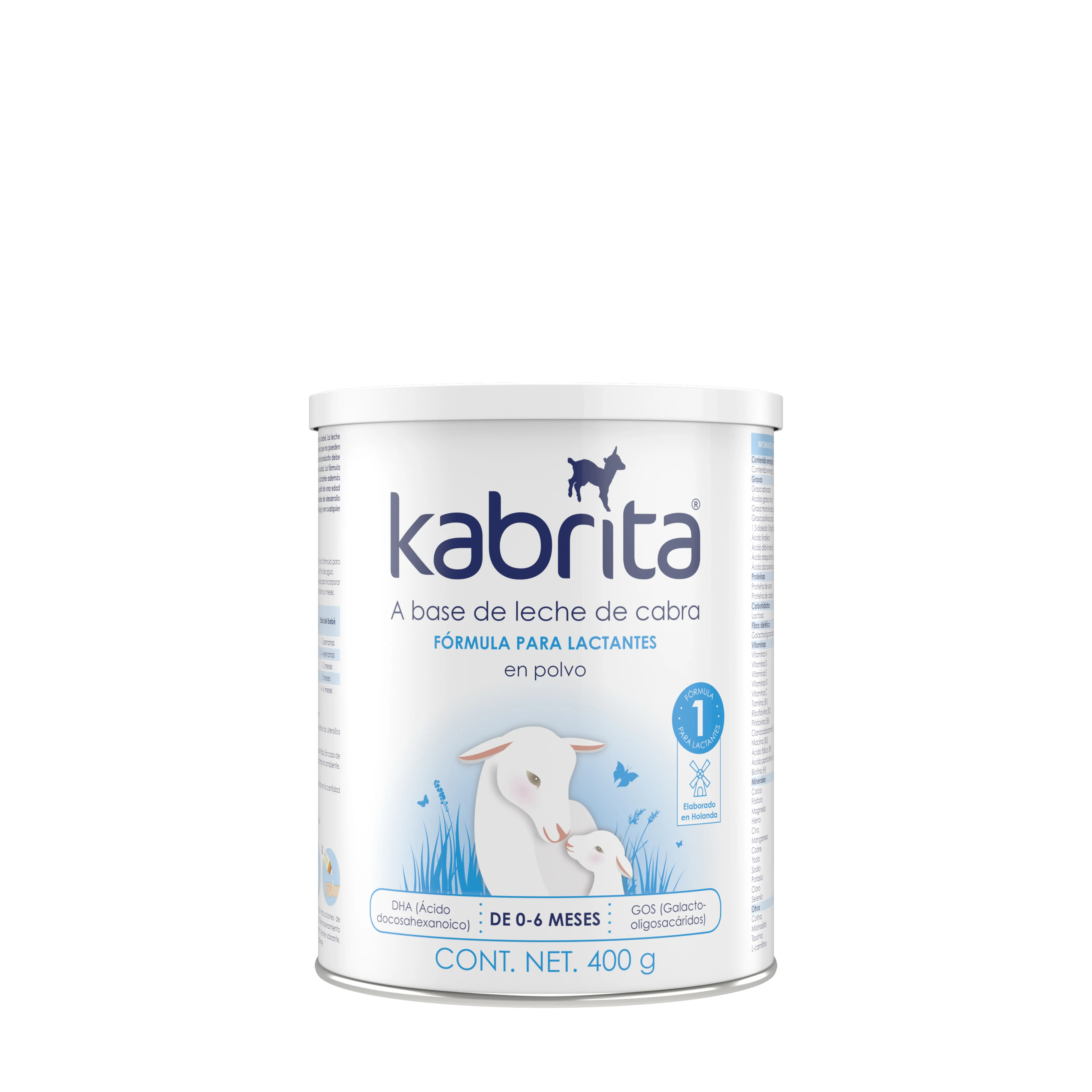Kabrita Etapa 1 Formula A Base De Leche Cabra Para Lactantes 0 A 6 Meses 400G