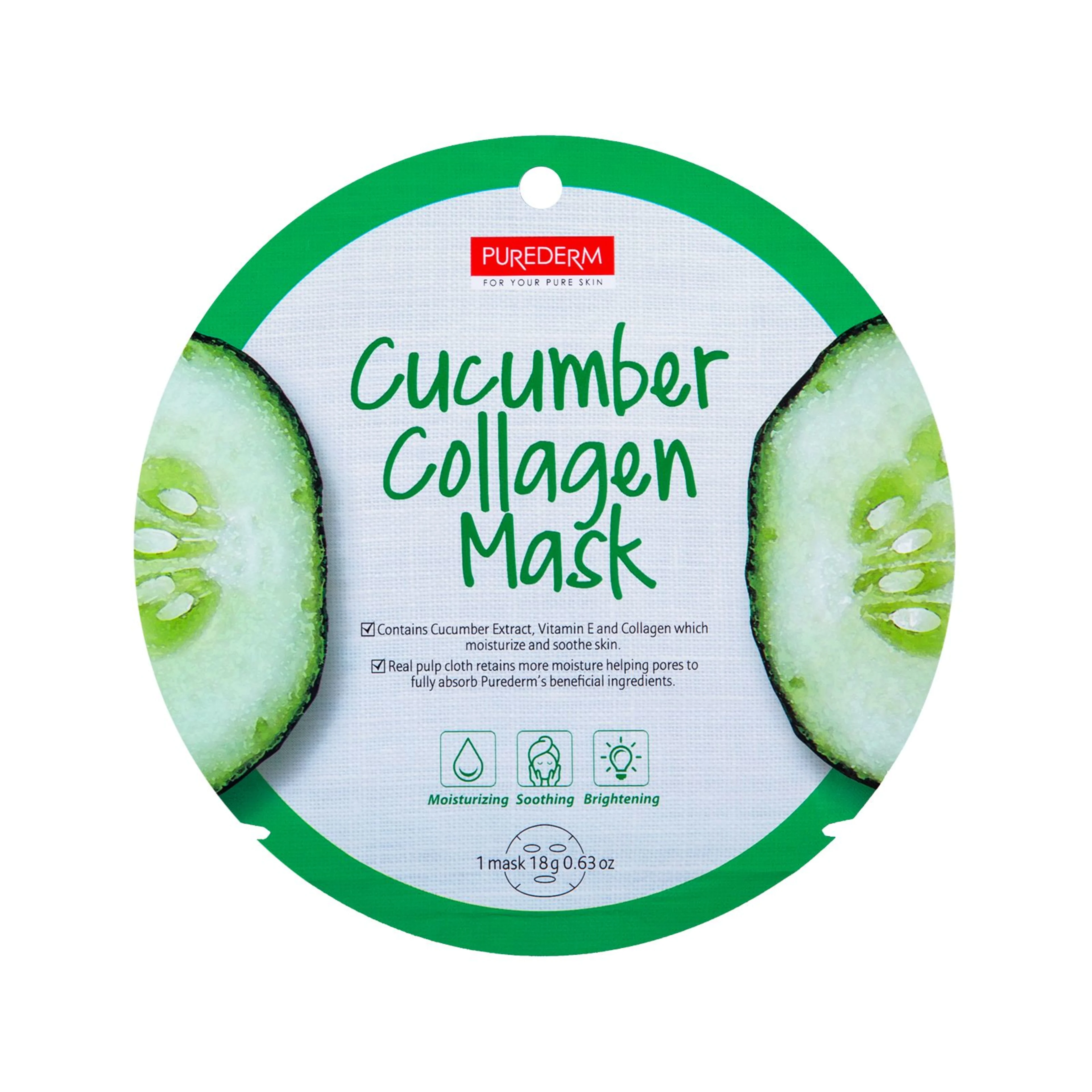 Purederm mask cucumber collagen 18 gr